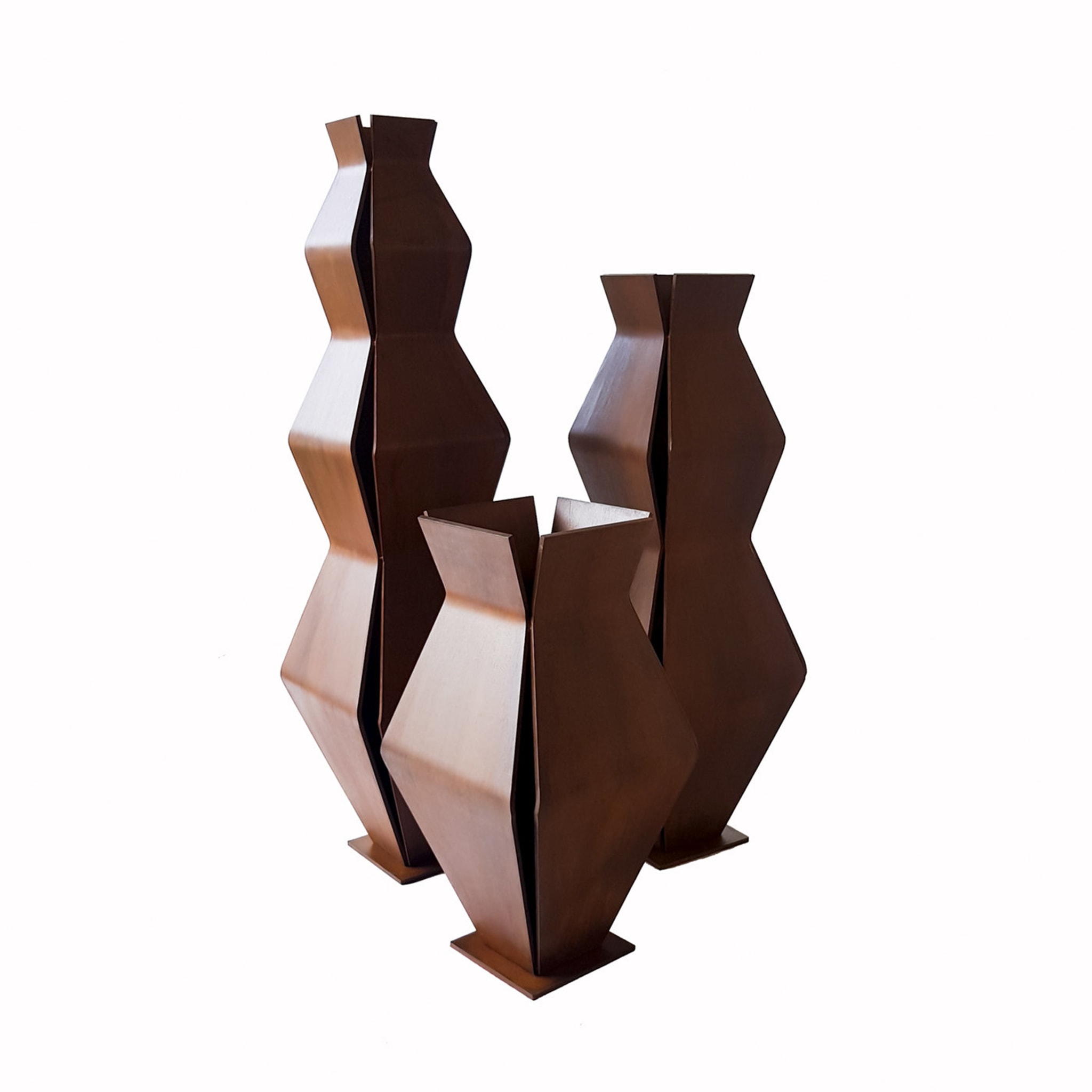 Set of 3 Tulip Floor Vases - Alternative view 1