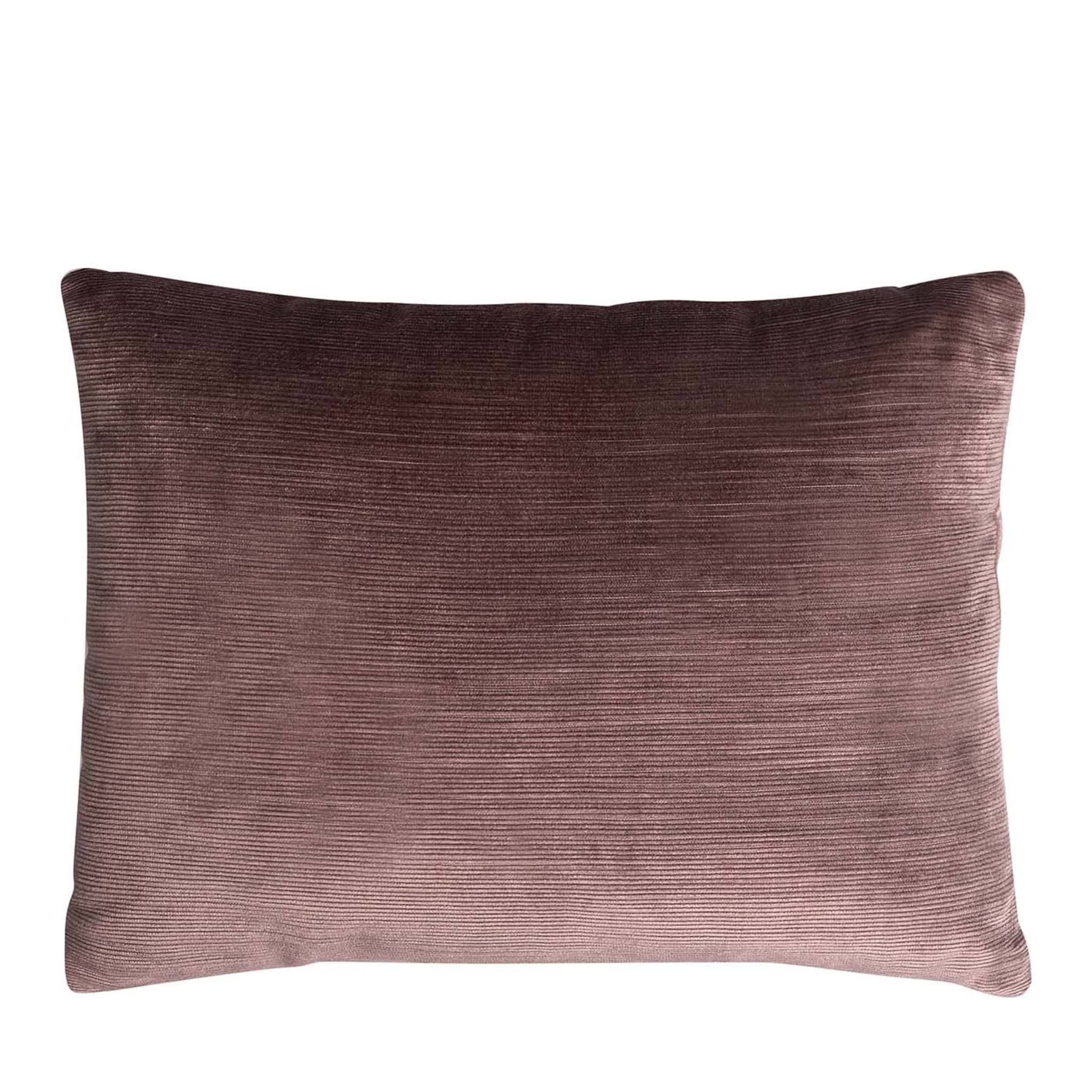 Cojín rectangular rosa pana - Vista principal