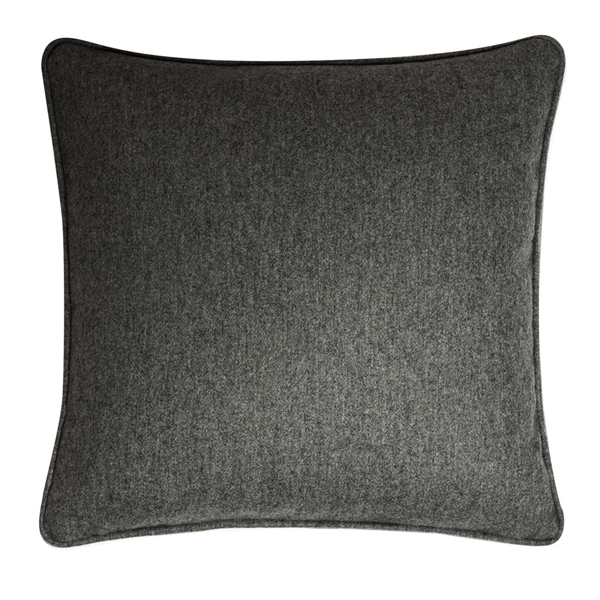 Wool Anthracite Cushion - Main view