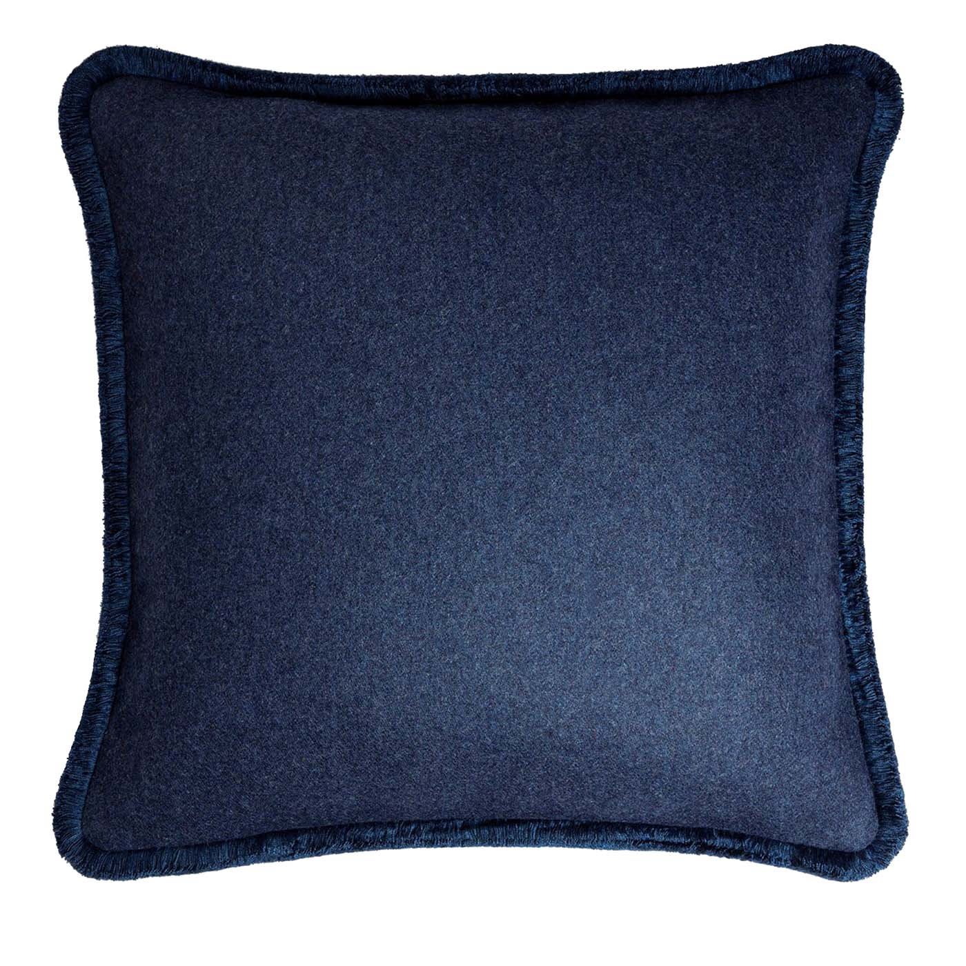 Happy Blue Cushion - LO Decor