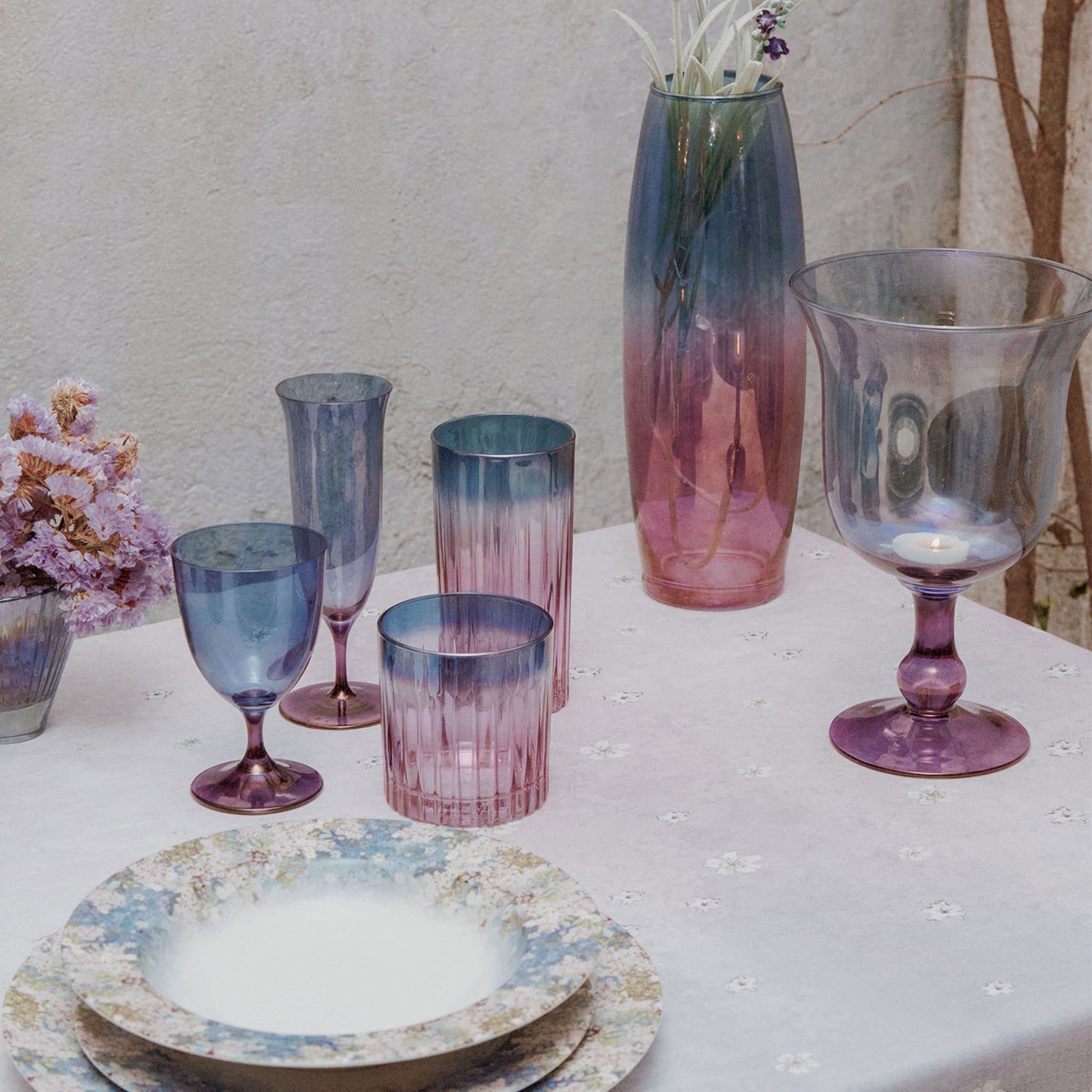 Ogorek Purple-To-Blue Vase - Alternative view 4