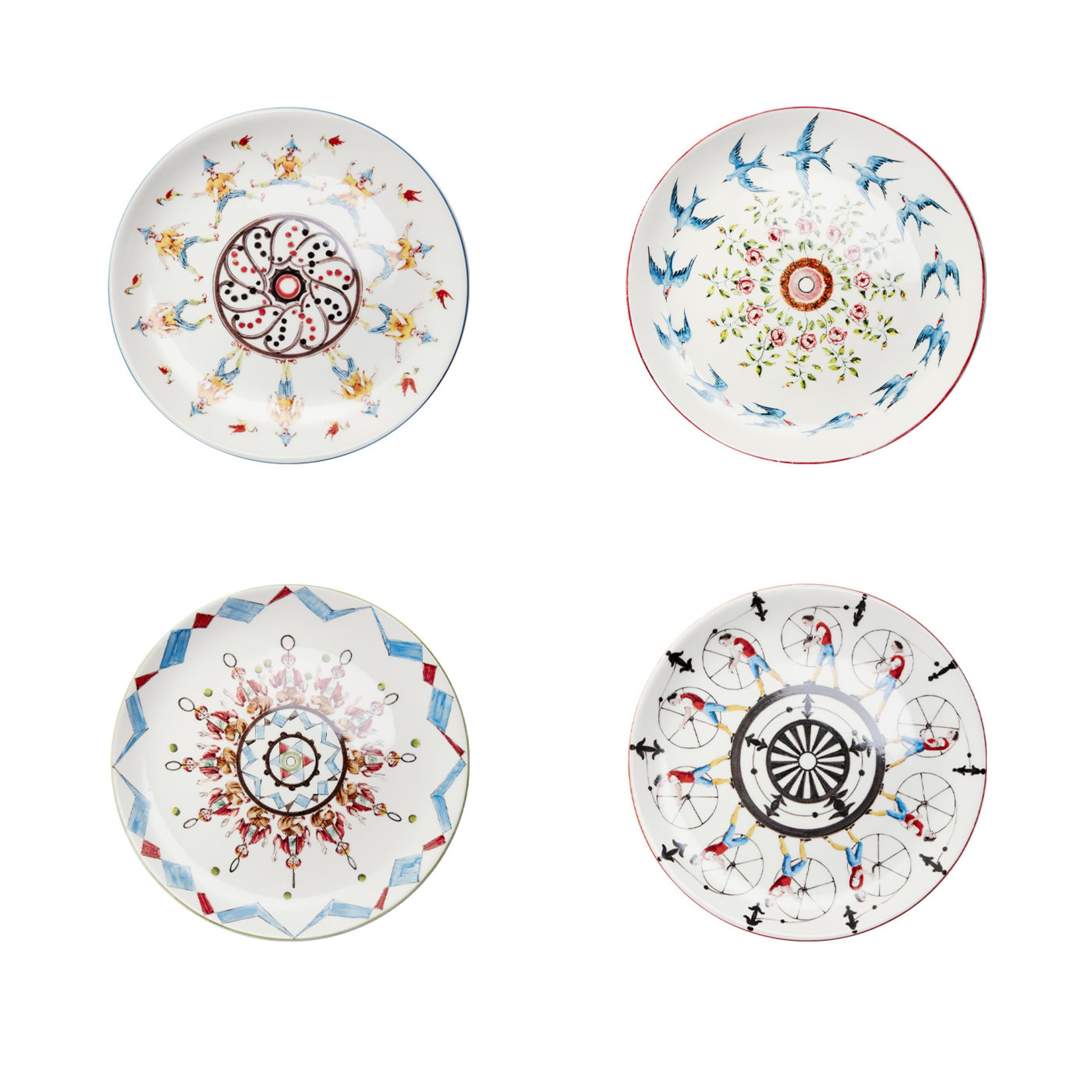 Play Plates Story N°2 Dessert Plates Set of 4 - Main view