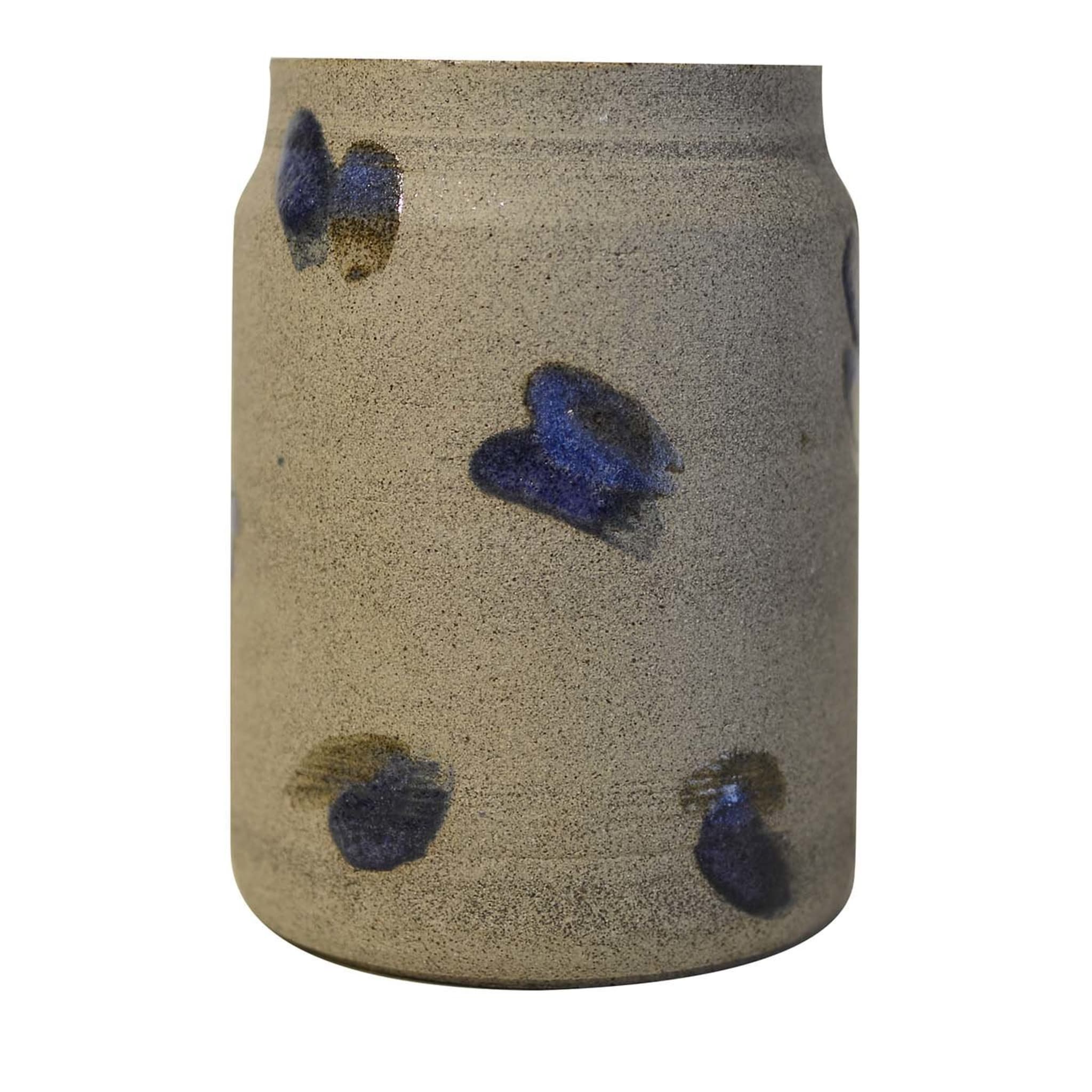Vaso cilindrico effetto cemento Tecnica Collection  - Vista principale