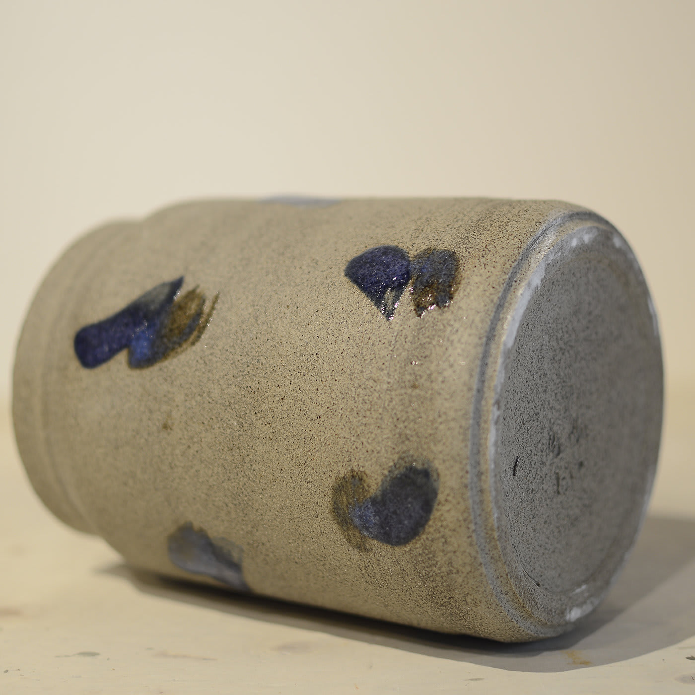Tecnica Collection Concrete Effect Cylindrical Vase  - Co Chì
