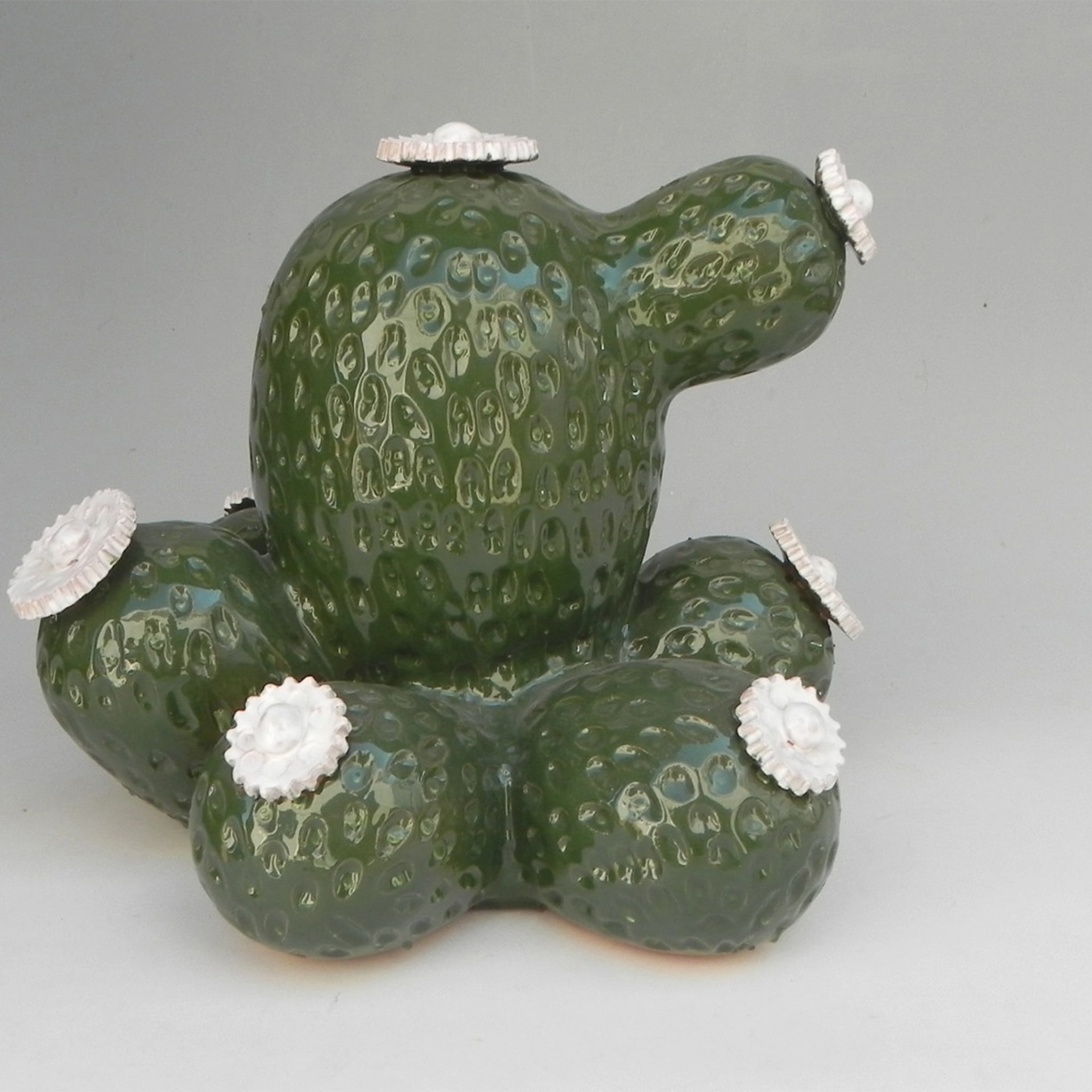 Boulder Avenue - Sculpture de cactus en céramique de Tullio Mazzotti - Vue alternative 4