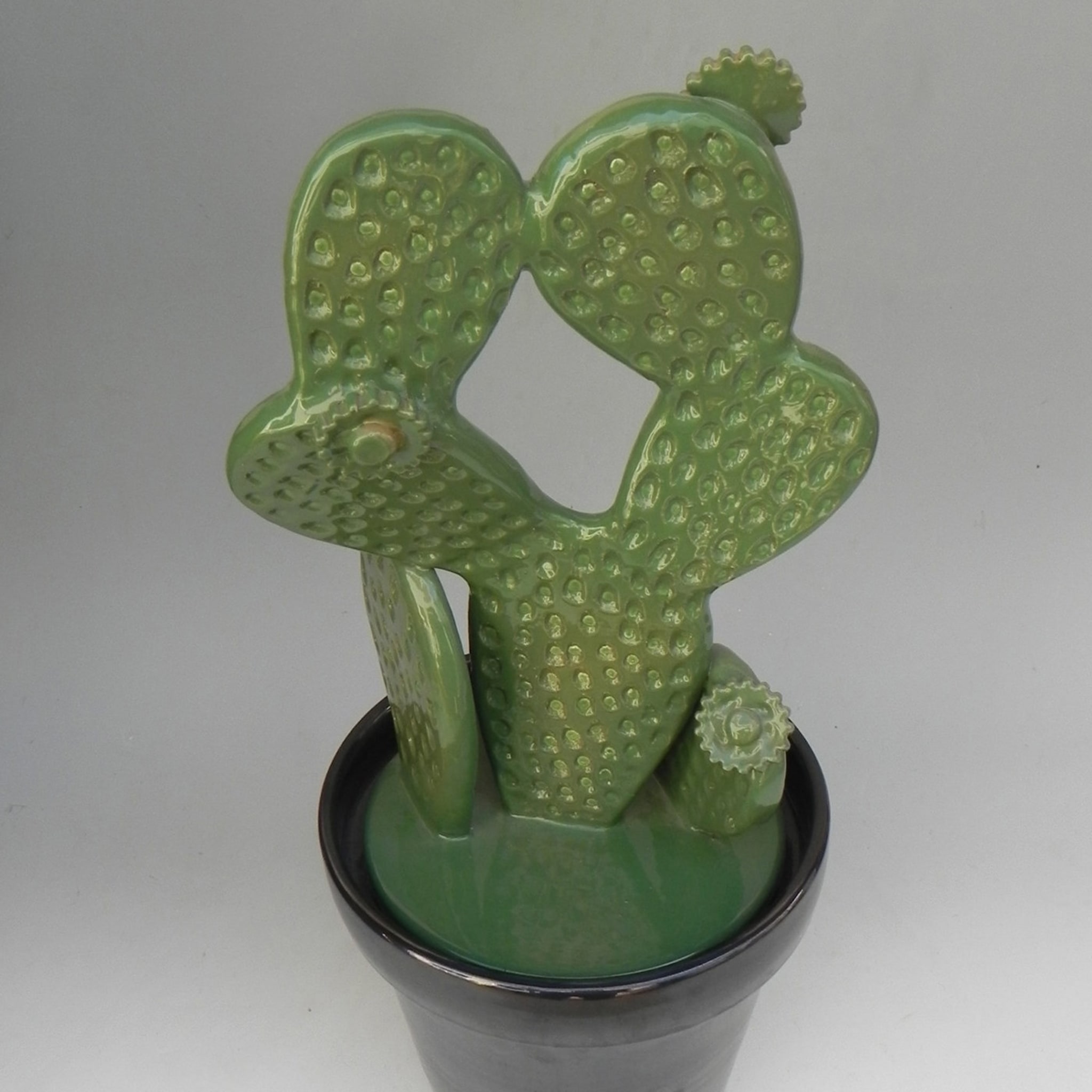 Gutierrez Street Ceramic Cactus Sculpture by Tullio Mazzotti - Alternative view 4