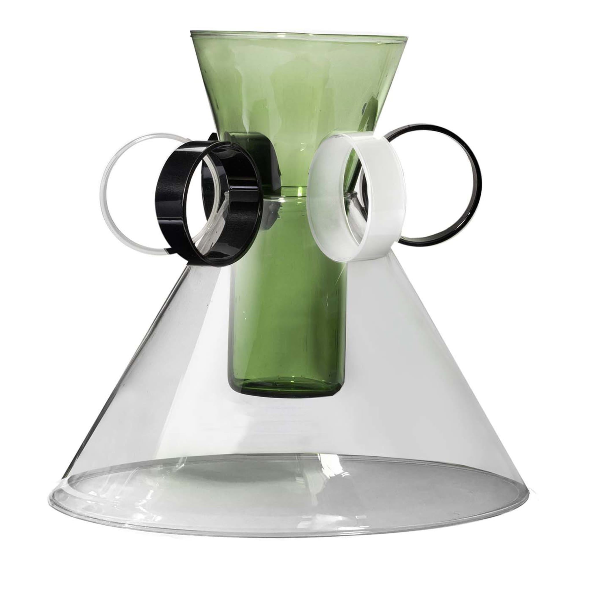 Arabesque 03 Vase aus mundgeblasenem Glas - Hauptansicht