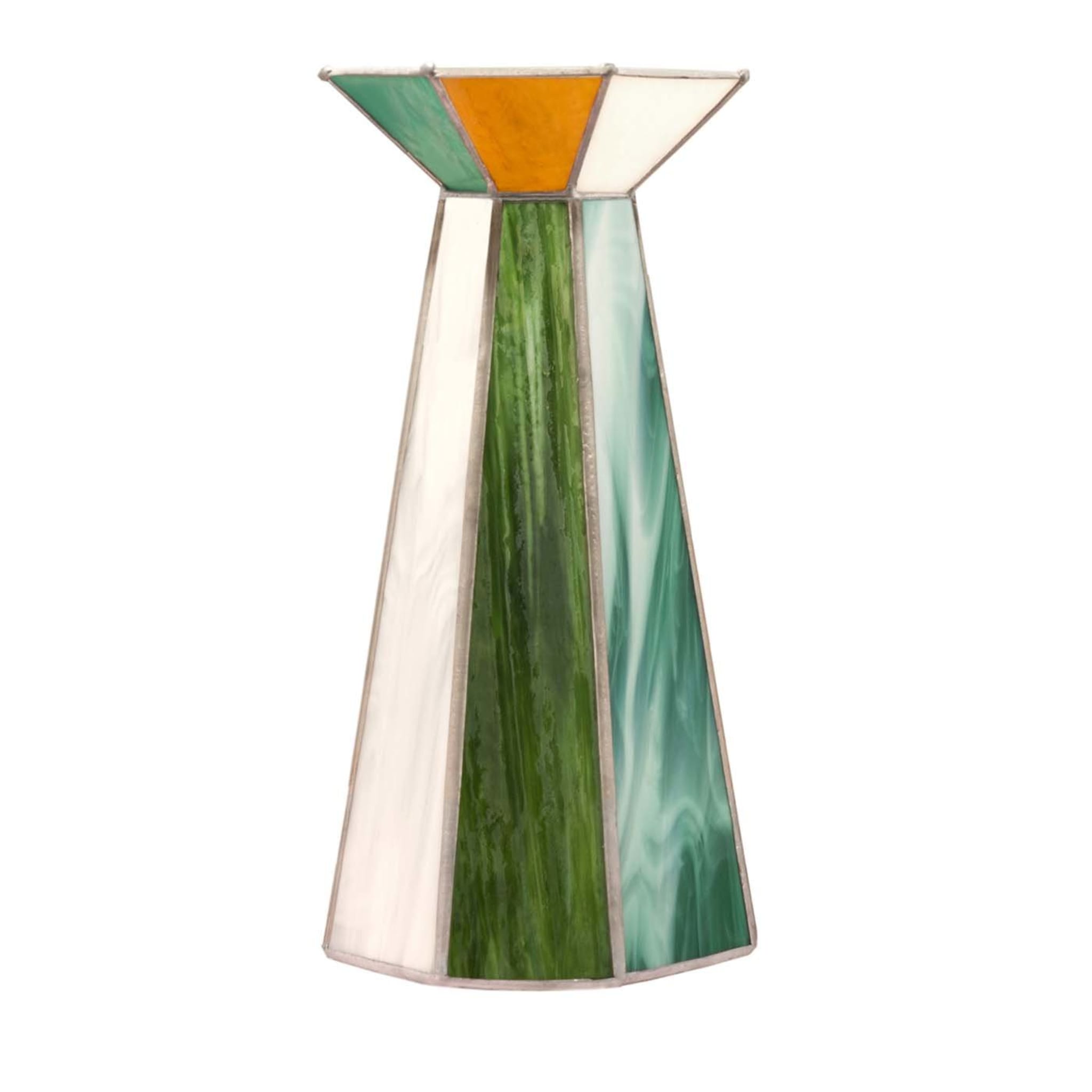 Caleido Small Stained Glass Vase - Main view