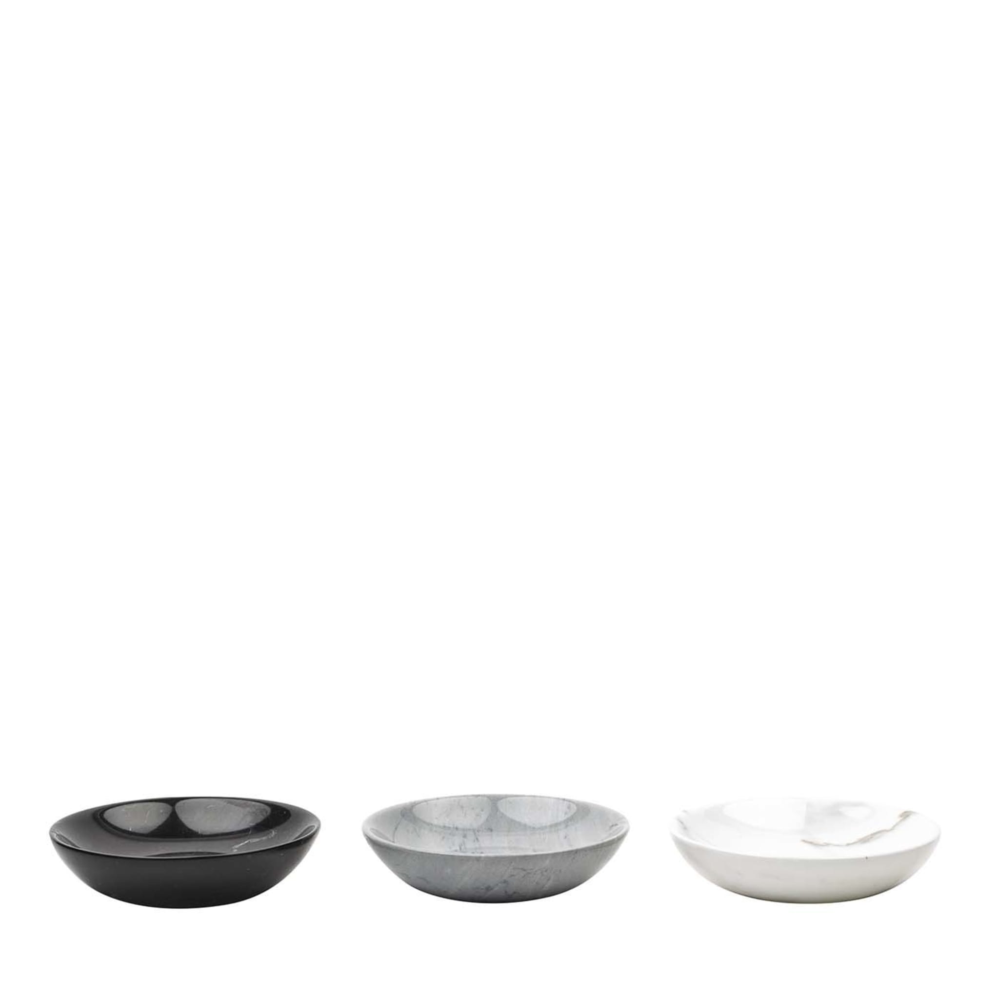 Set of 3 Small Marble Plates - Main view