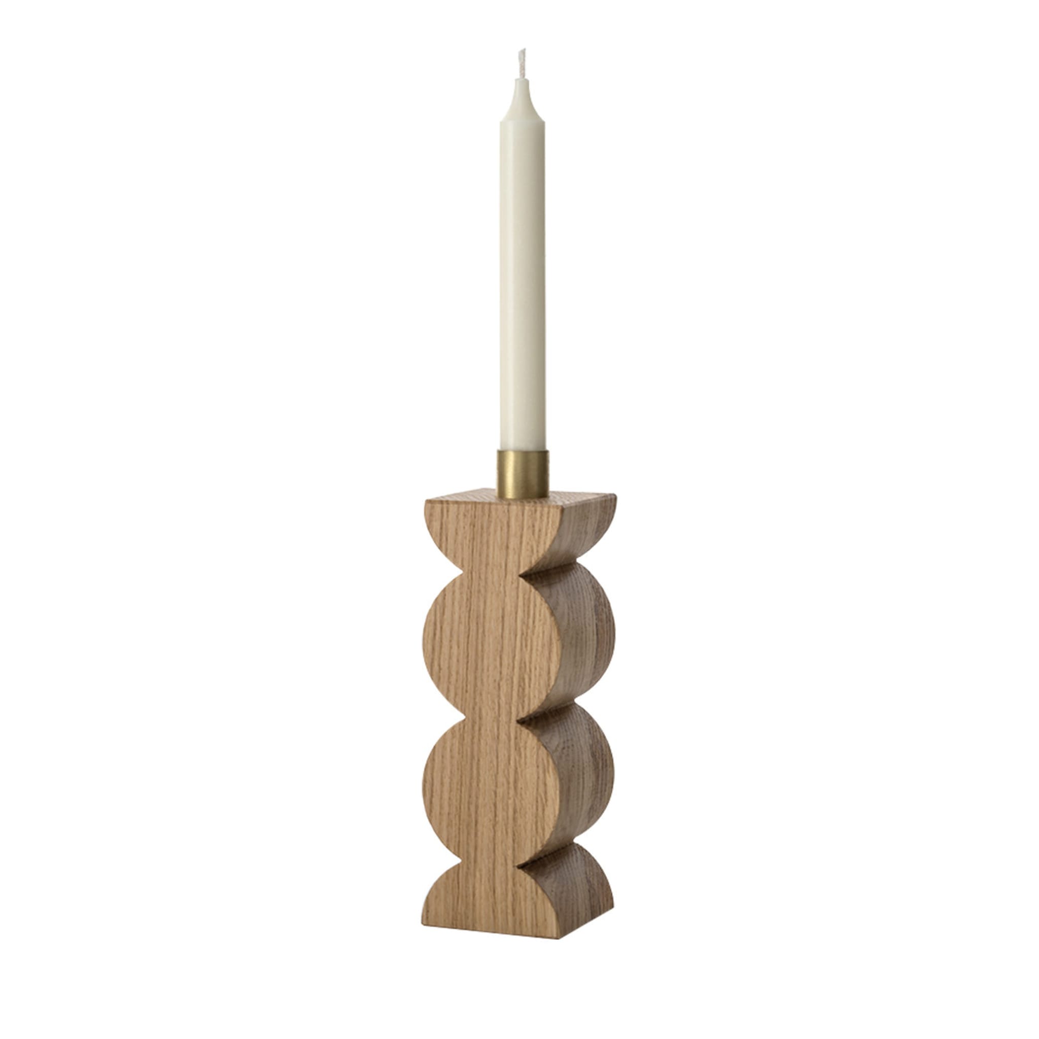 Constantin Oak Candle Holder by Agustina Bottoni - Main view