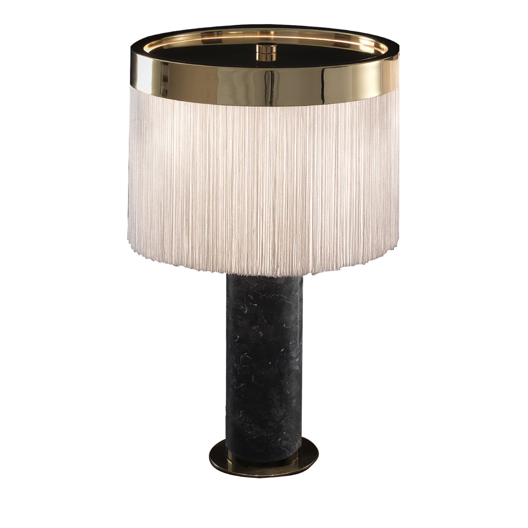 Lampe de table Orsola noire par Bozzoli - Vue principale
