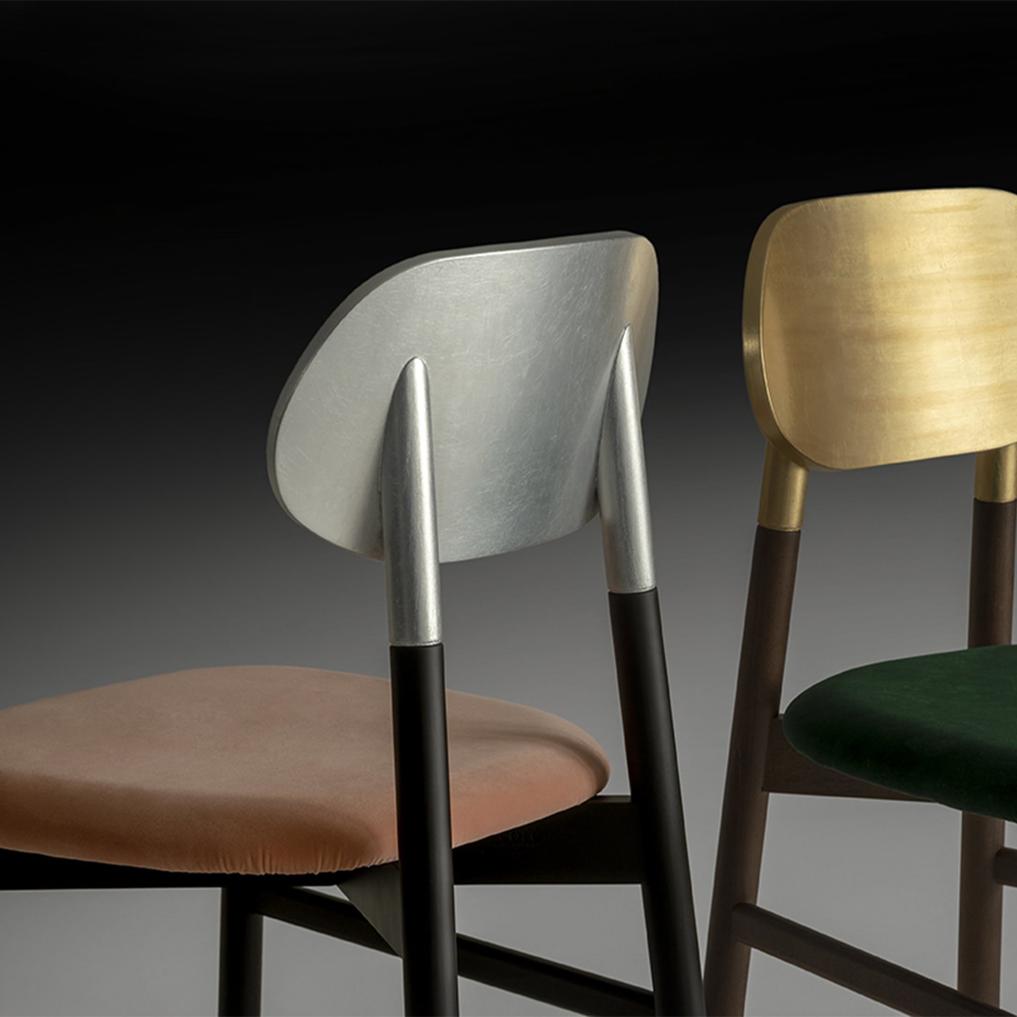 Bokken Gold and Emerald Chair by Bellavista & Piccini - Alternative view 3