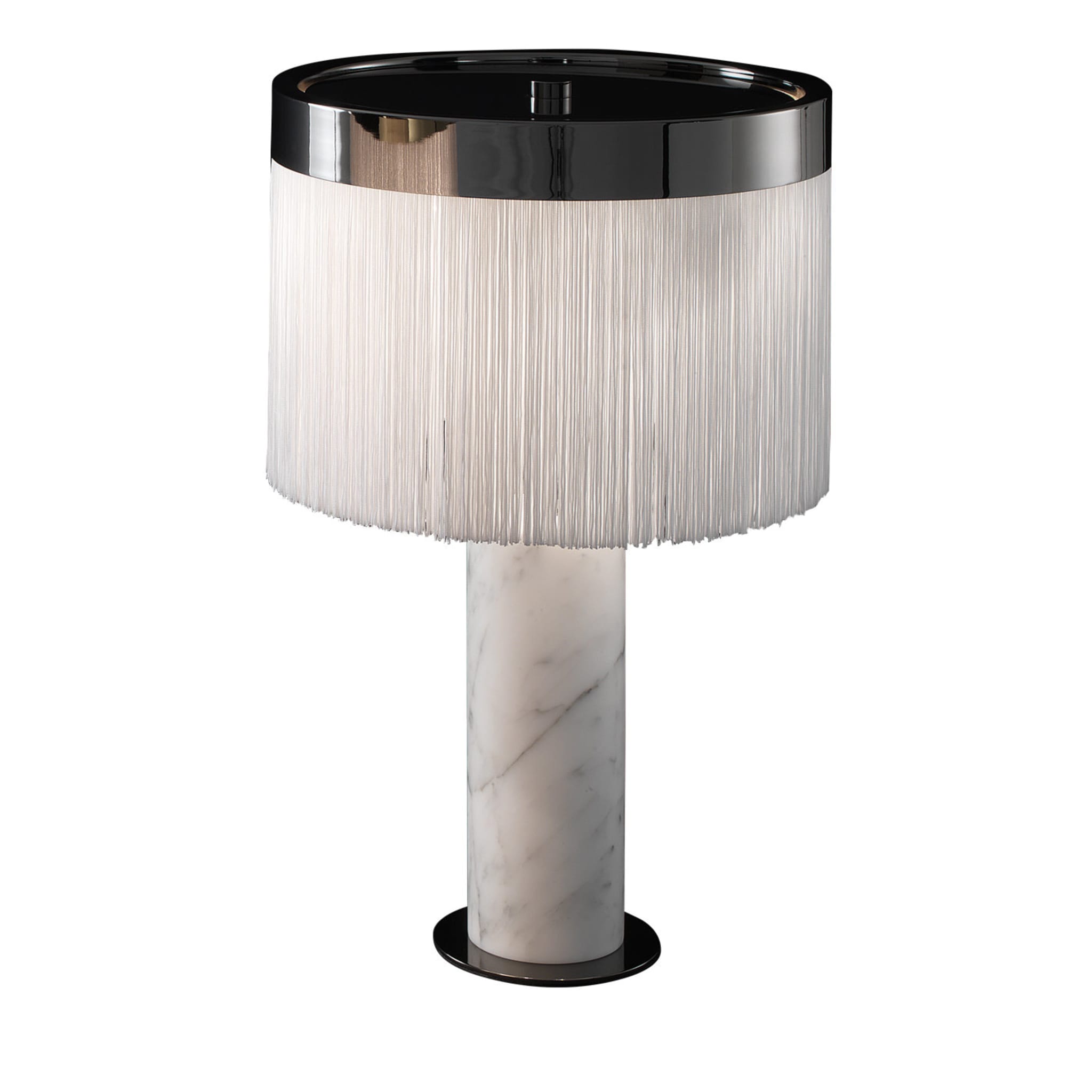 Orsola White Table Lamp by Bozzoli - Main view