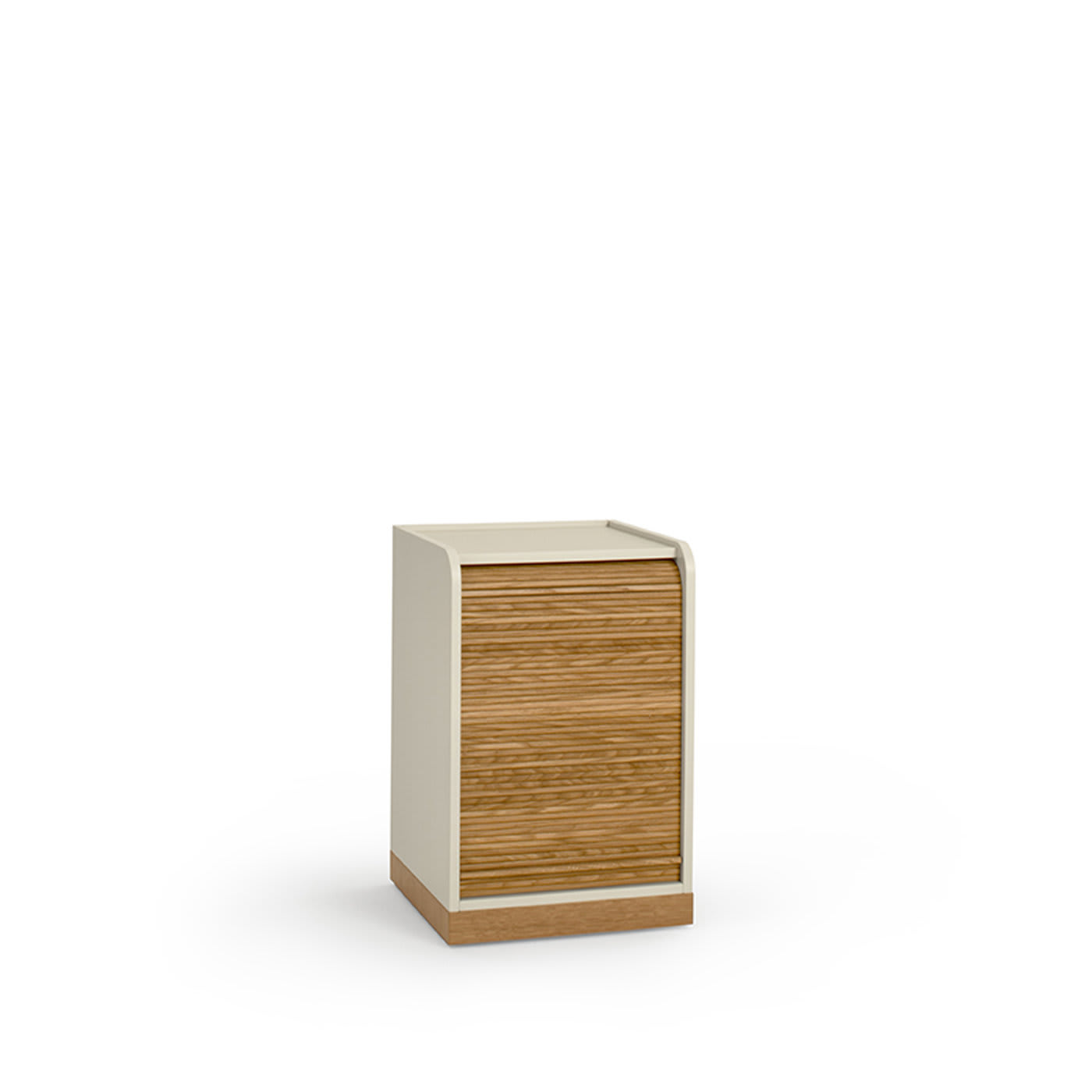 Tapparelle White Rolling Cabinet by Emmanuel Gallina - Colé