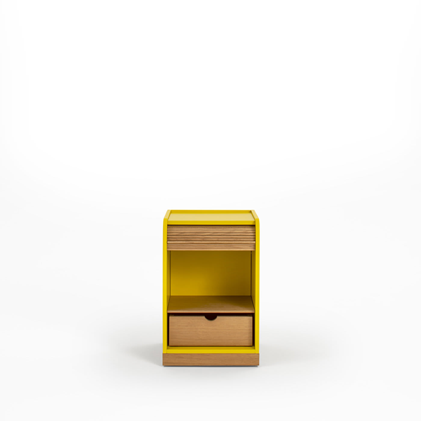 Tapparelle Mustard Rolling Cabinet by Emmanuel Gallina - Colé
