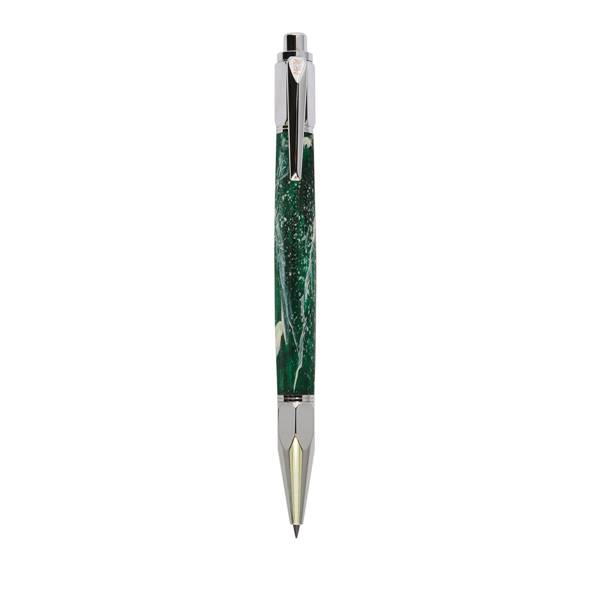 Artemisia Marbled Green Automatic Pencil in Olive Wood - Main view
