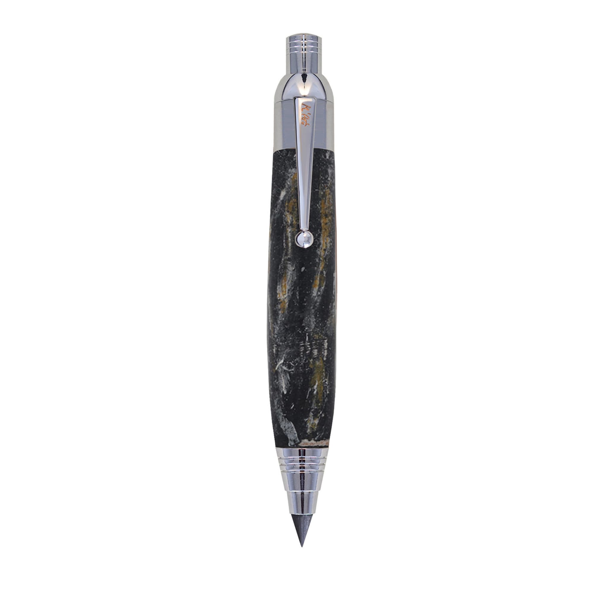 Botero Marbled Black Automatic Pencil in Olive Wood - Main view