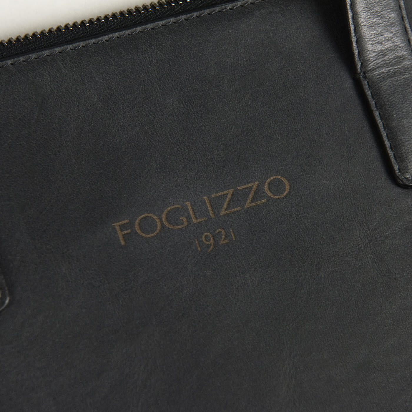 Galileo Black Slim Briefcase - Foglizzo 1921