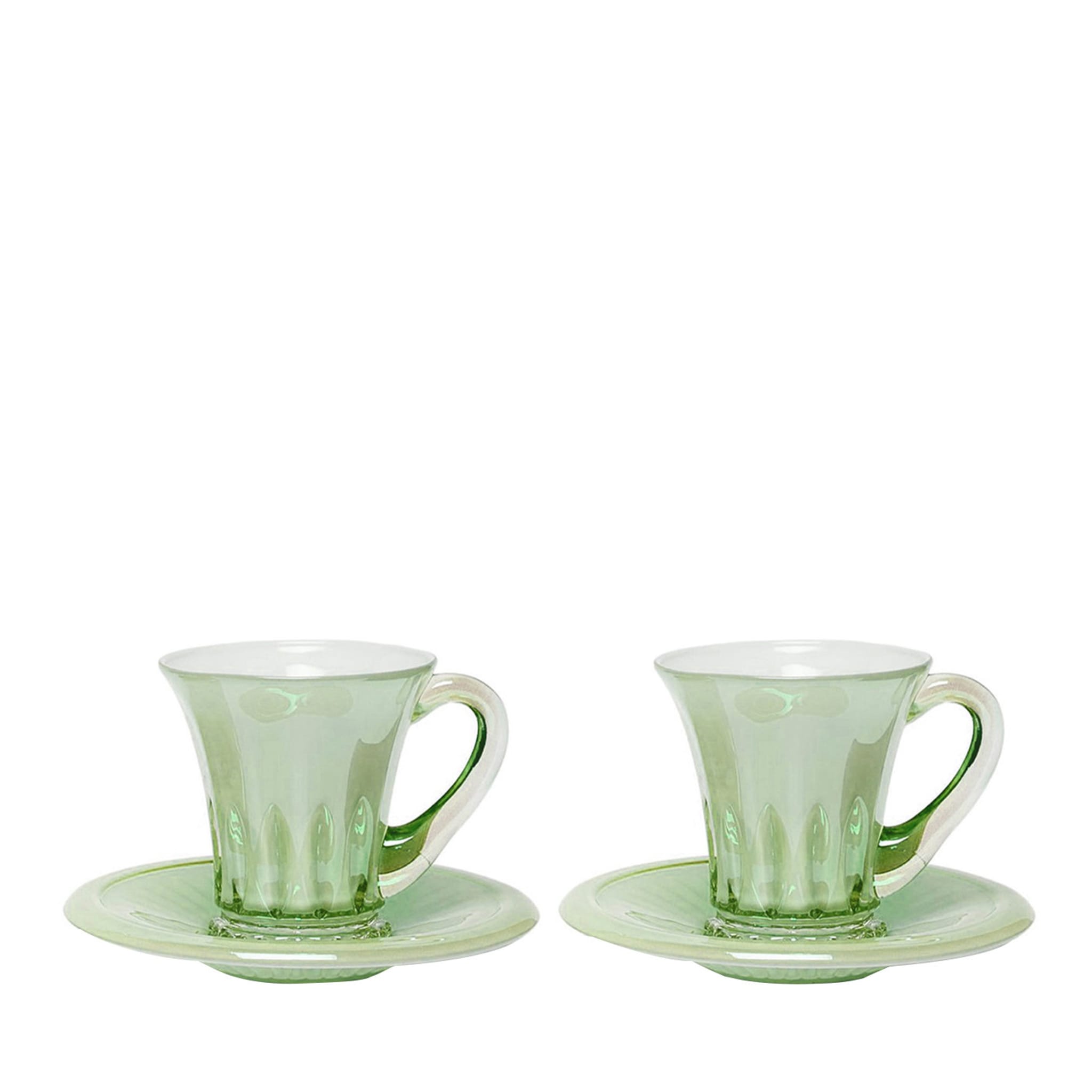 Prestige Set of 2 Green Espresso Cups - Main view