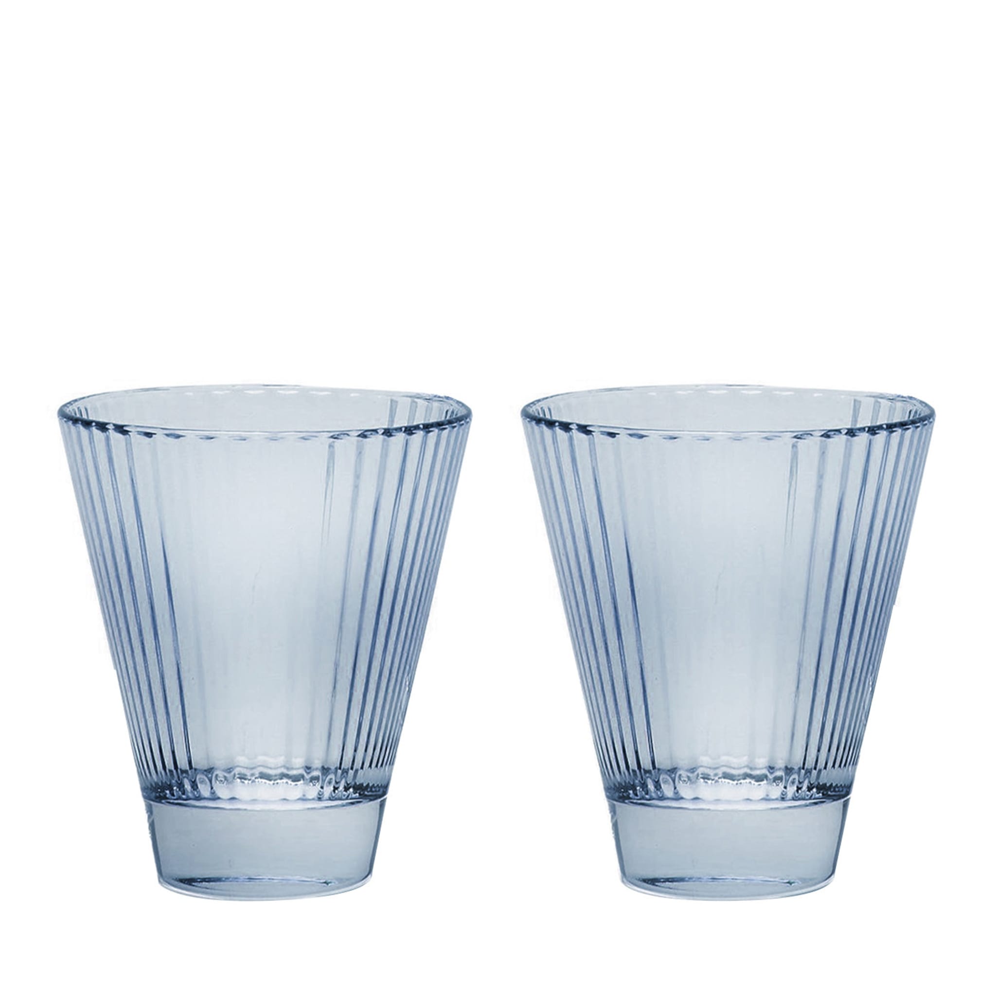 Isis Set of 2 Blue Wine Glasses - Alternative view 1