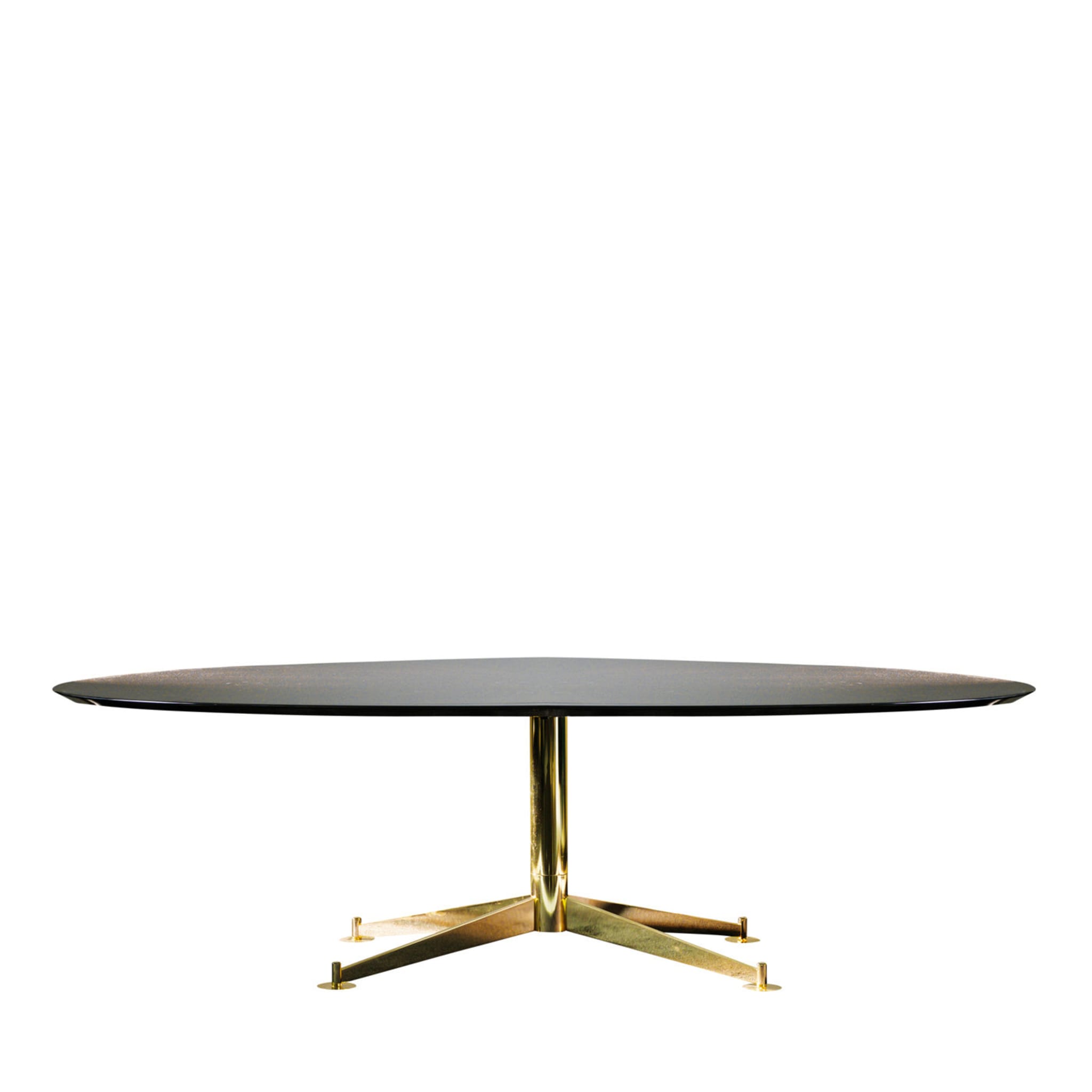 Filippo Brass Plated Dining Table - Main view