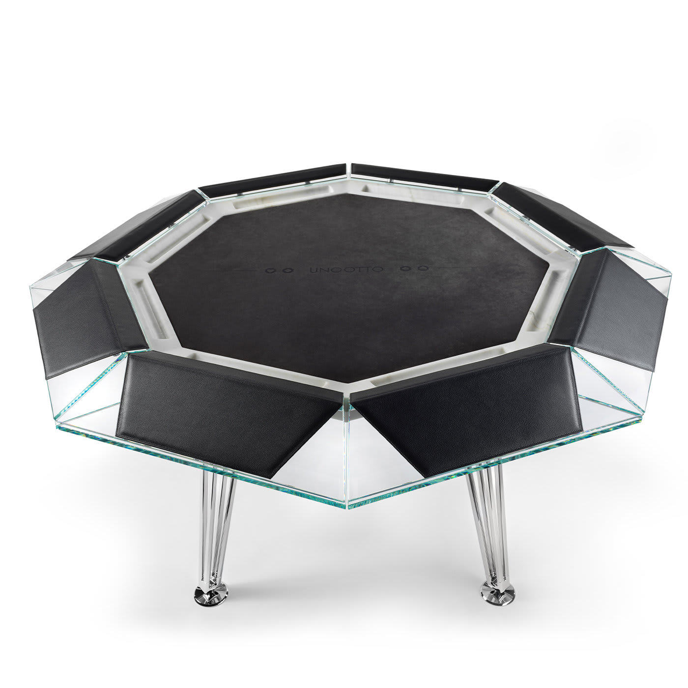 Unootto 8 Player Marble Edition Poker Table - Impatia