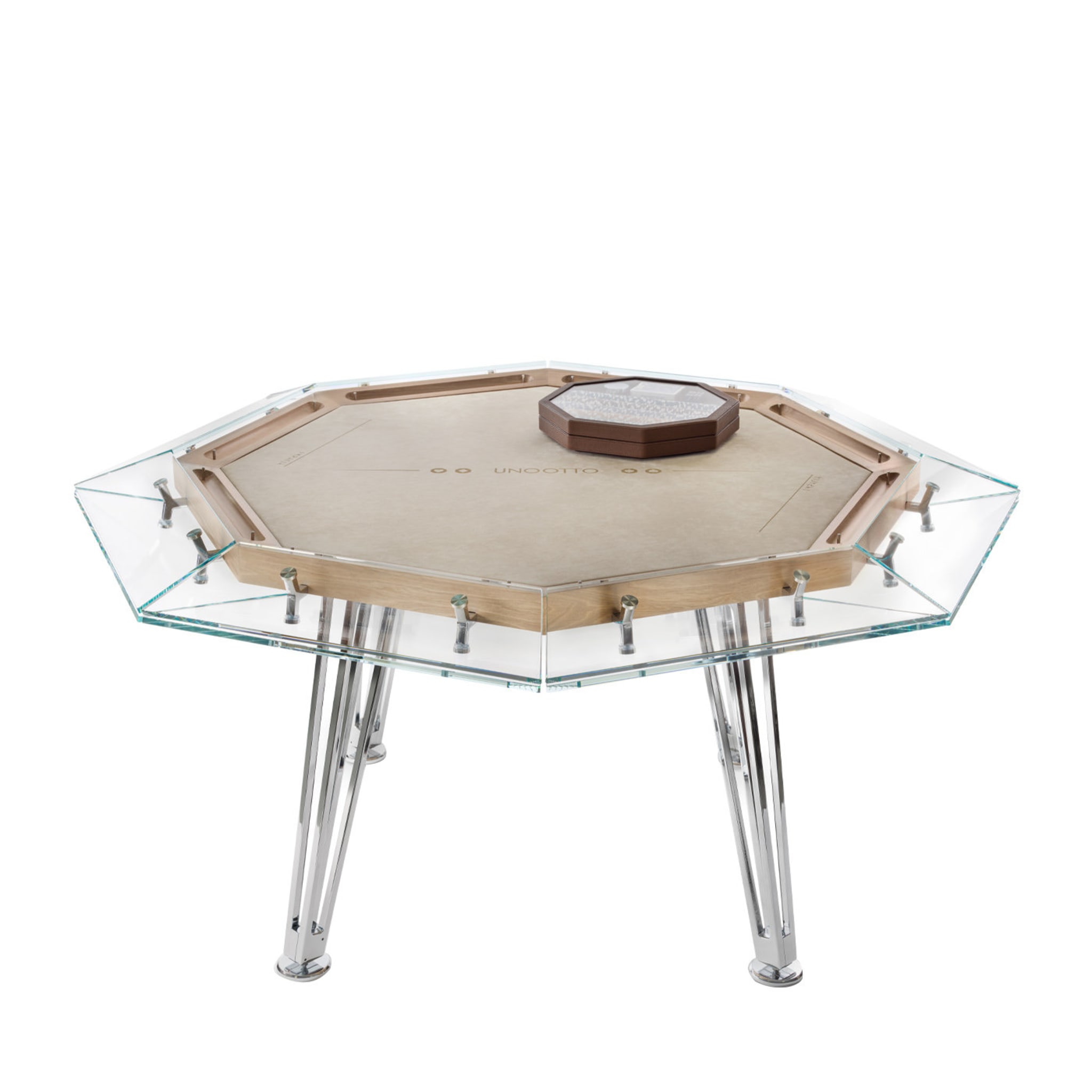 Unootto 8 Player Wood Edition Poker Table - Main view