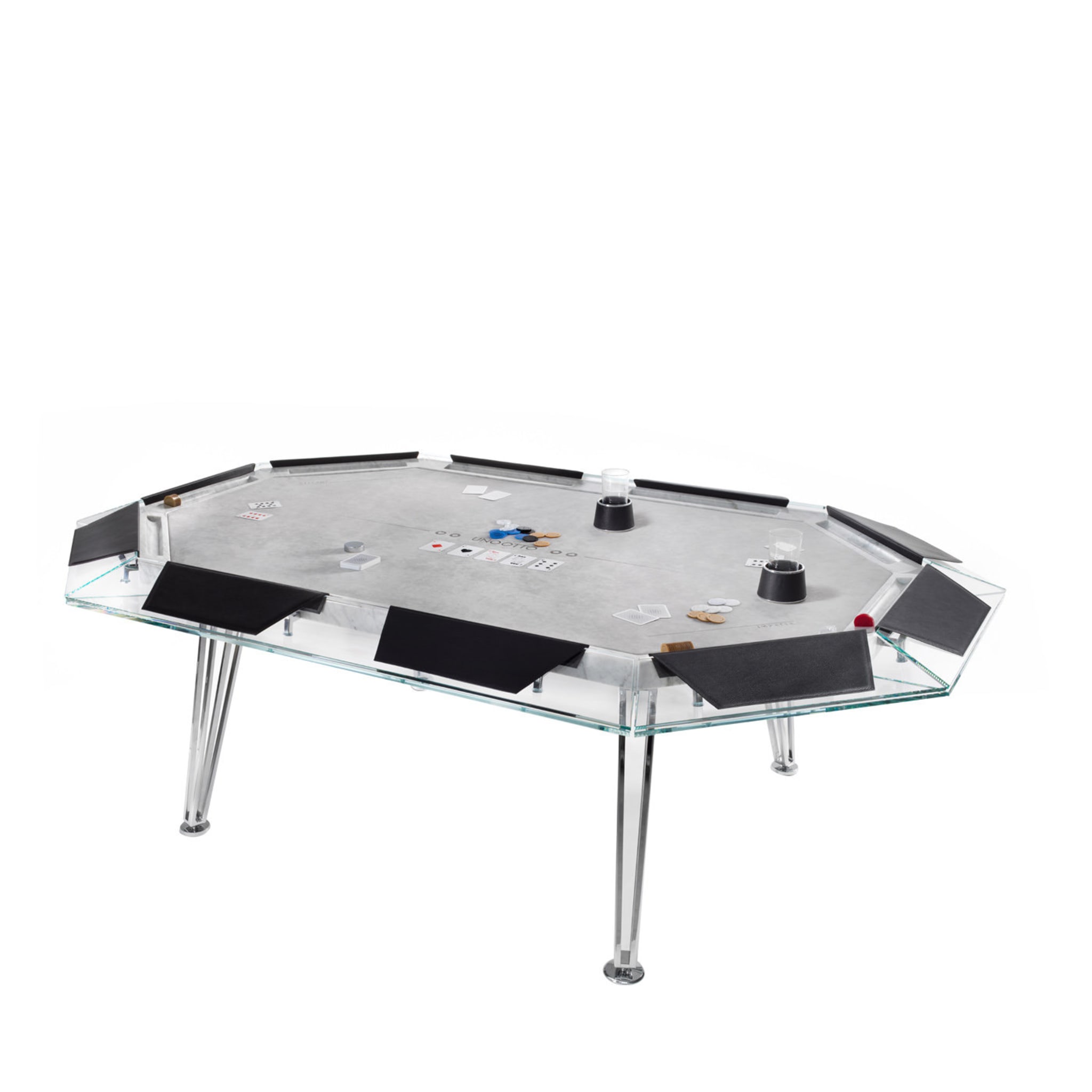 Unootto Marble Edition Ten-Player Poker Table - Main view