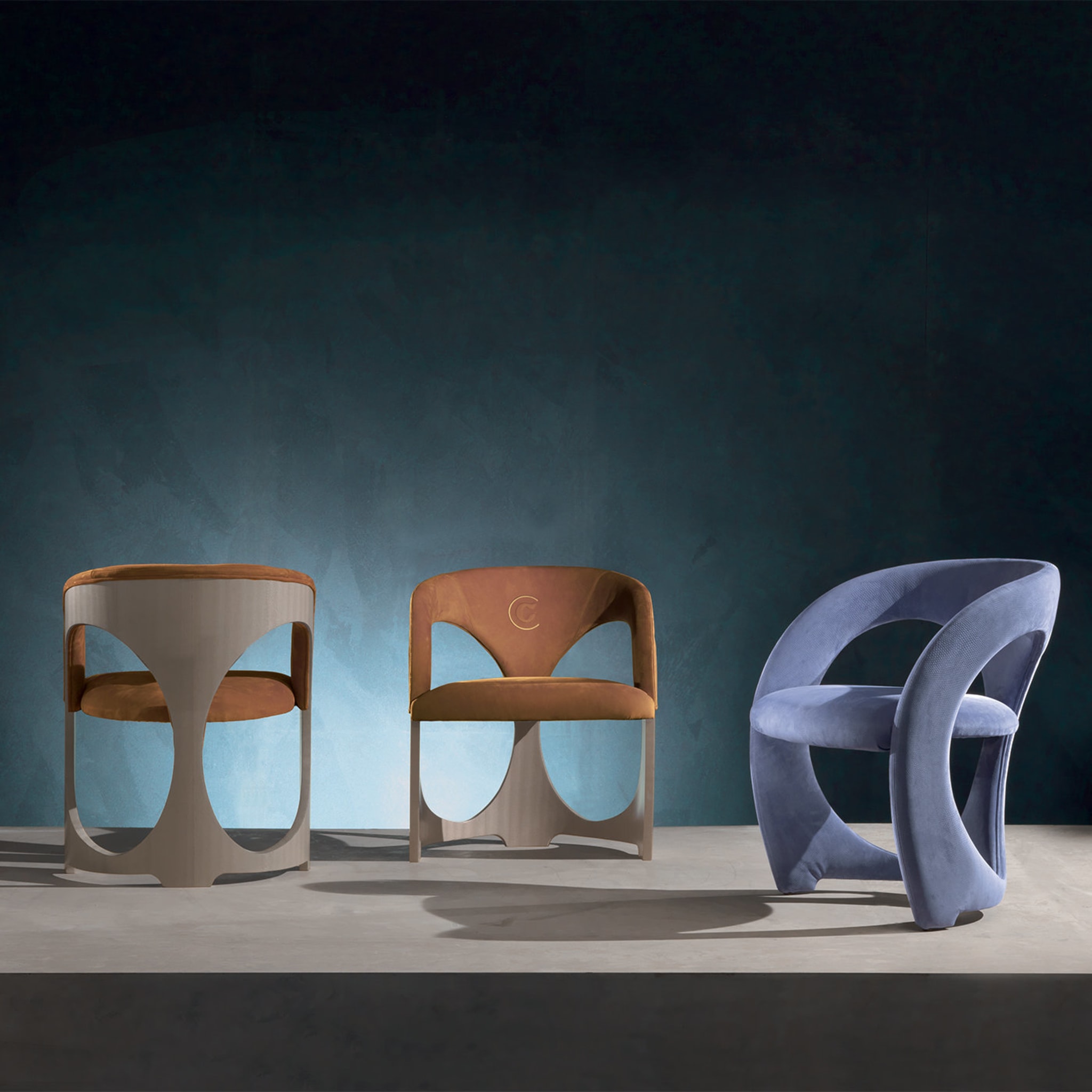 Mistral Chair In Pama And Nabuk - Alternative view 1
