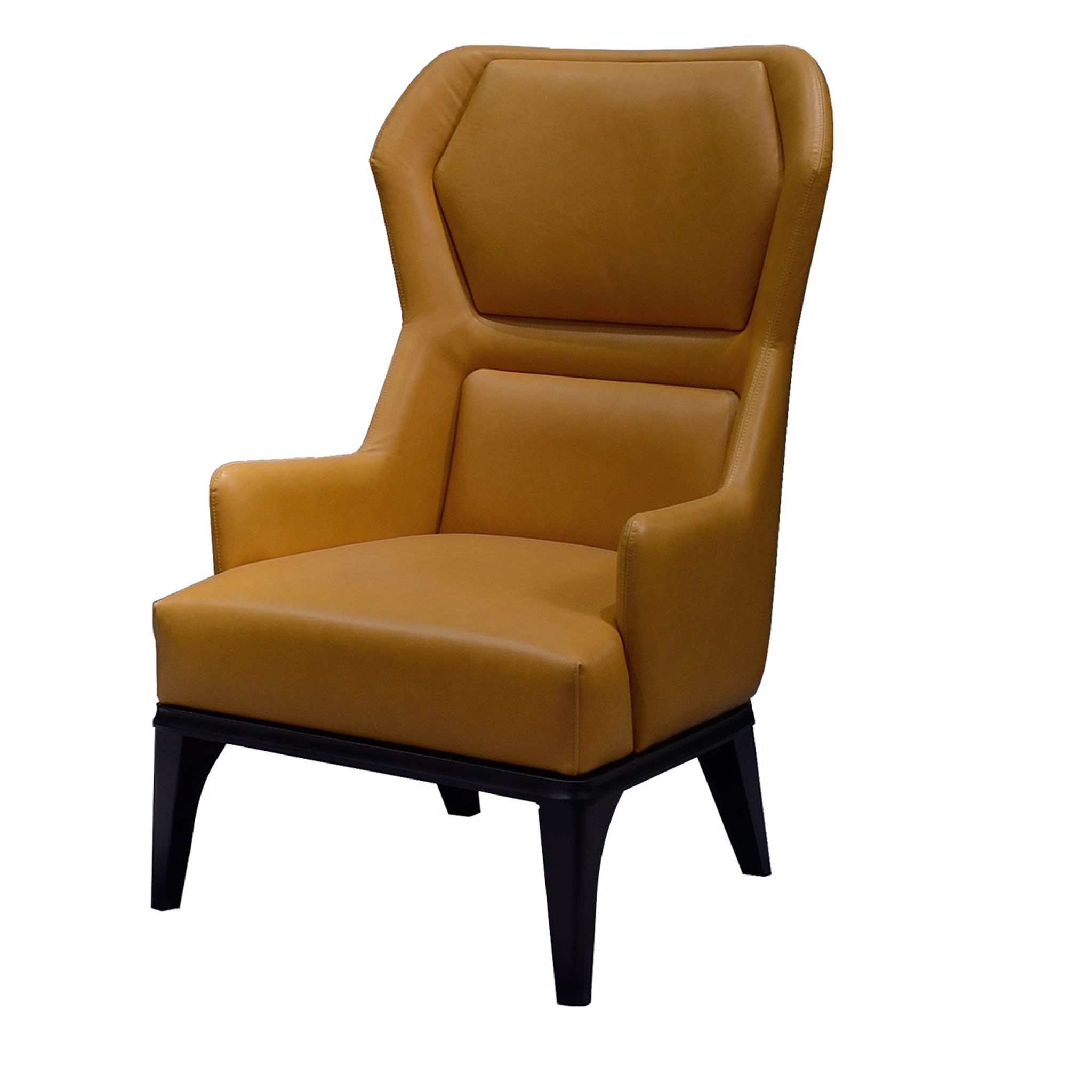Relax Armchair 2019 Yellow Leather - Main view