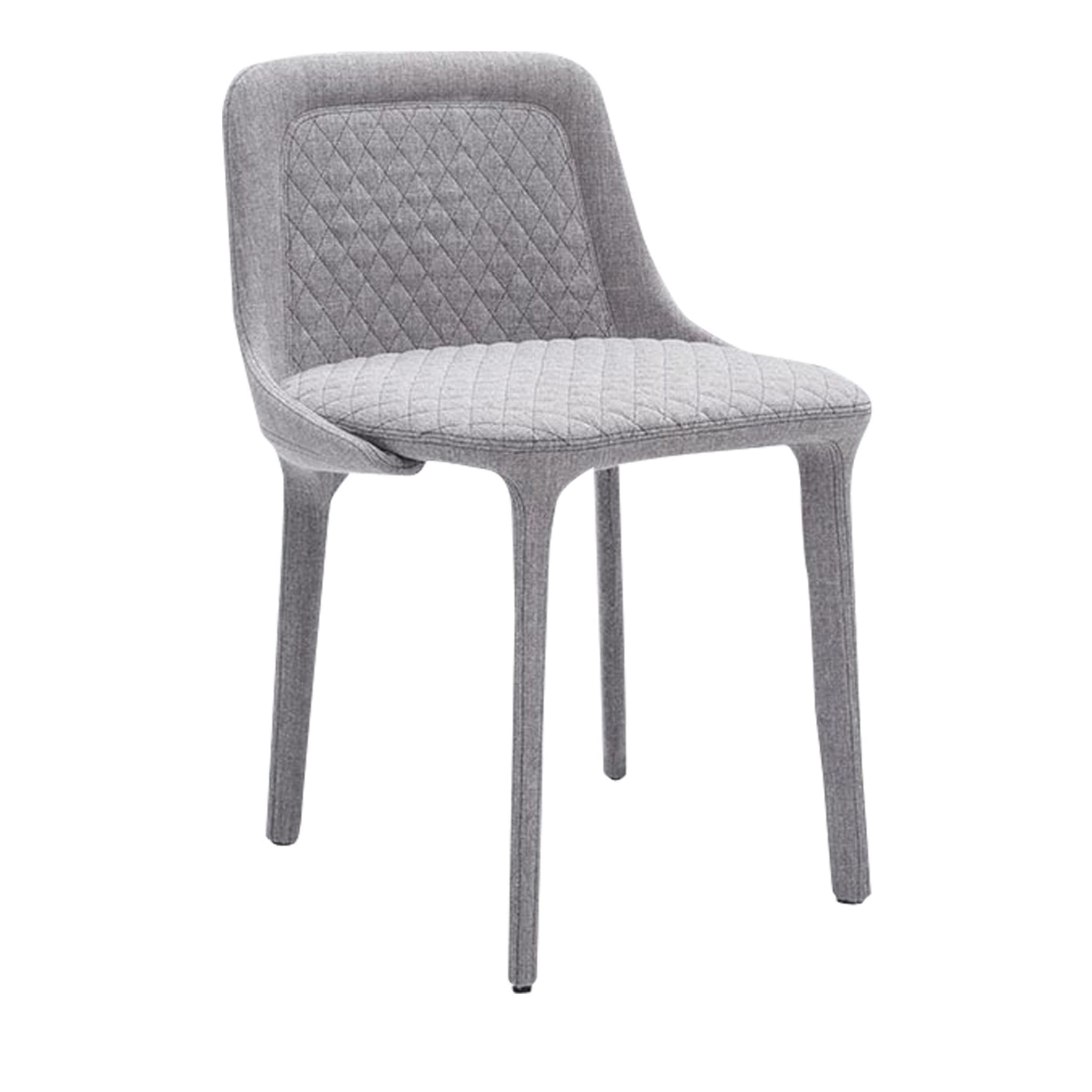 Lepel Gray Quilted Chair by Luca Nichetto - Main view