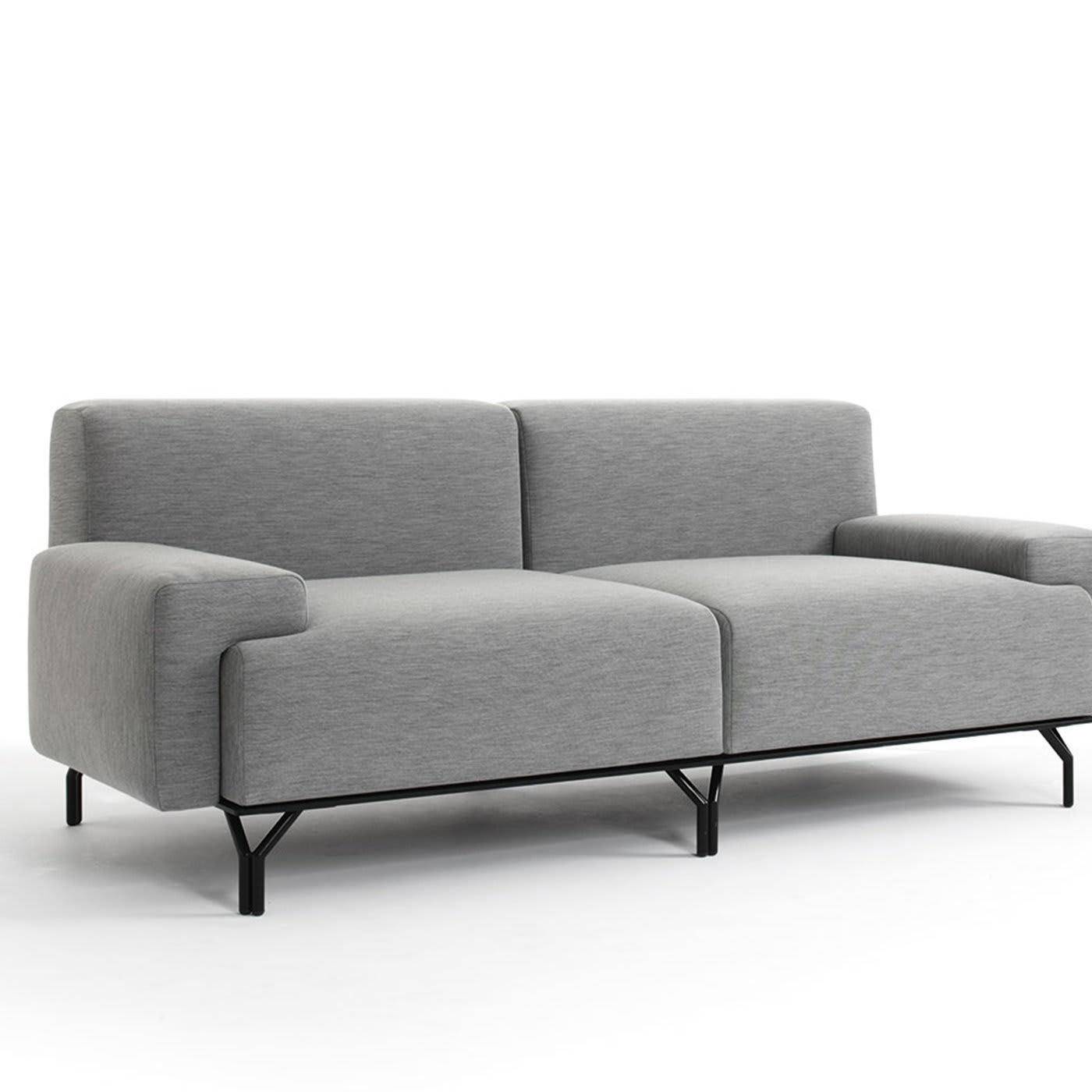 Summit Gray 2-Seater Sofa by Giulio Iacchetti - Casamania