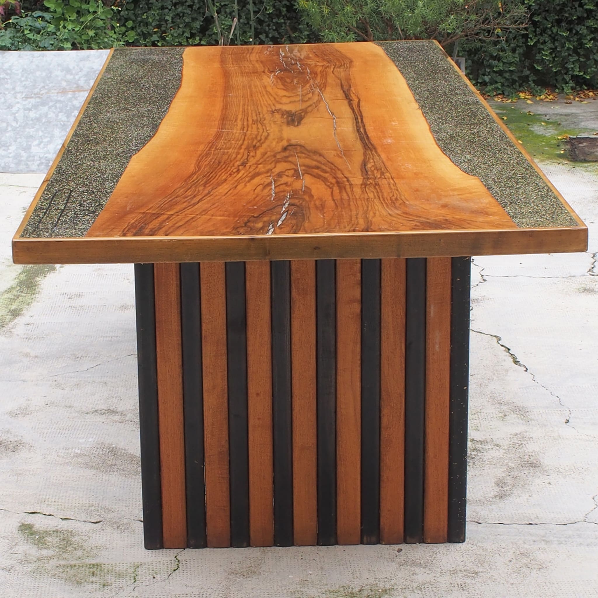 Walnut and Stones Dining Table - Alternative view 1