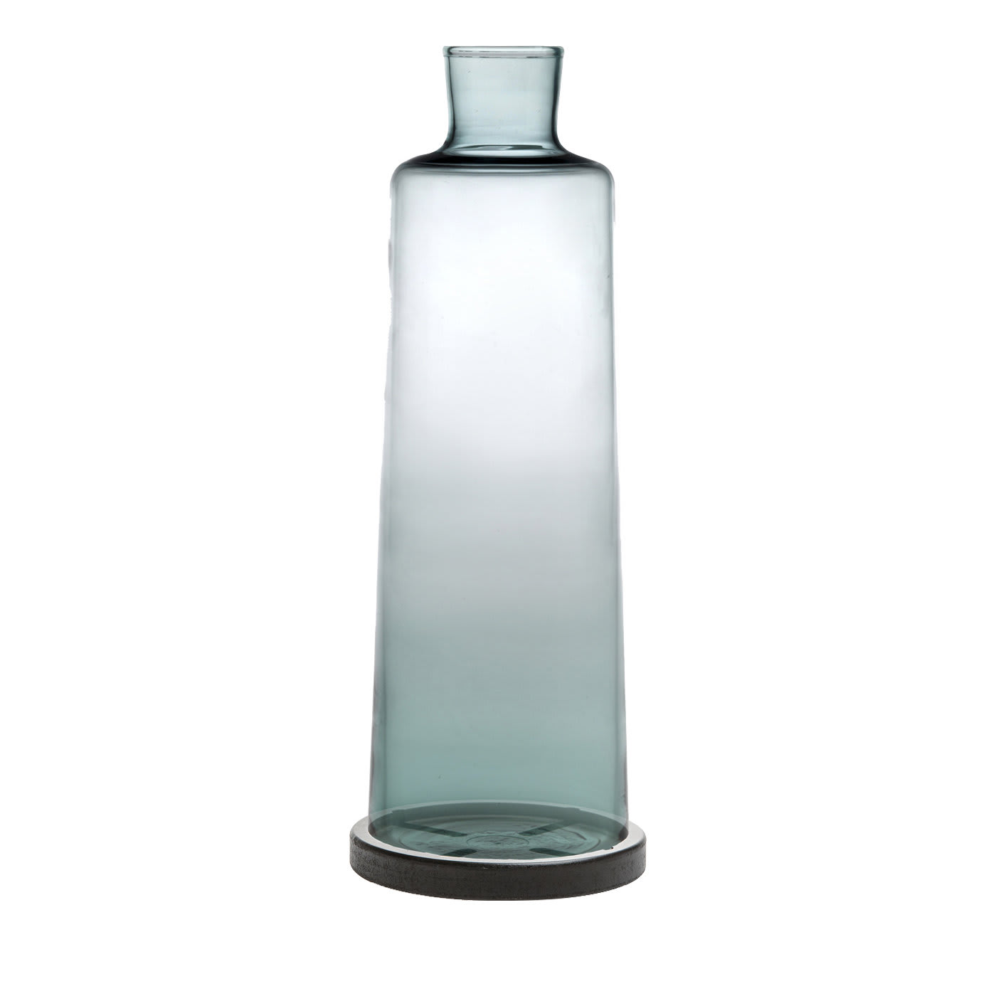 Ve_nier Lumi Glass Candle Holder Puro Aquamarine - Mun