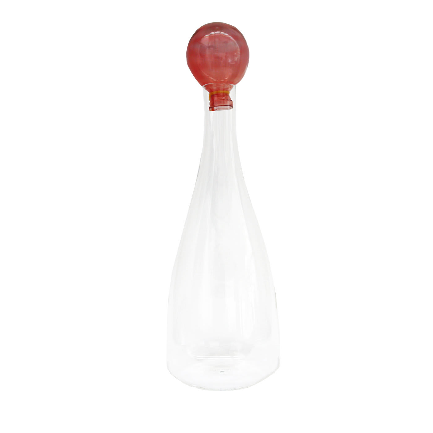 Red Balloon Hand-blown Glass Bottle - Gala Rotelli Decor