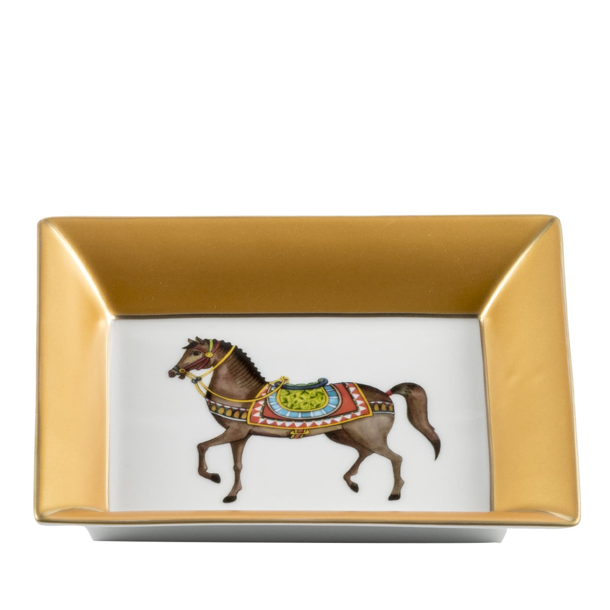 Gold Vide Poche with Gray Horse - Main view