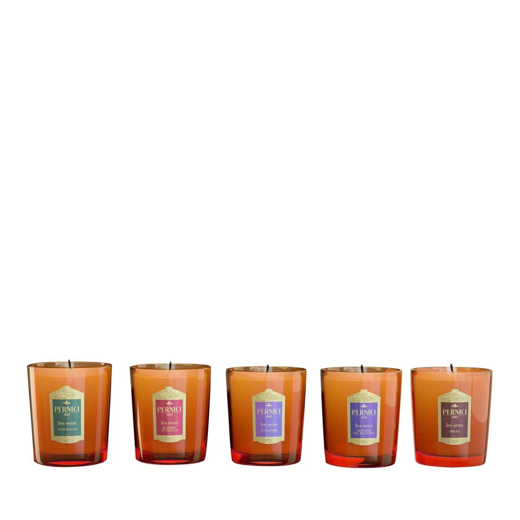 Les Sens Set de 5 pequeñas velas perfumadas - Vista principal