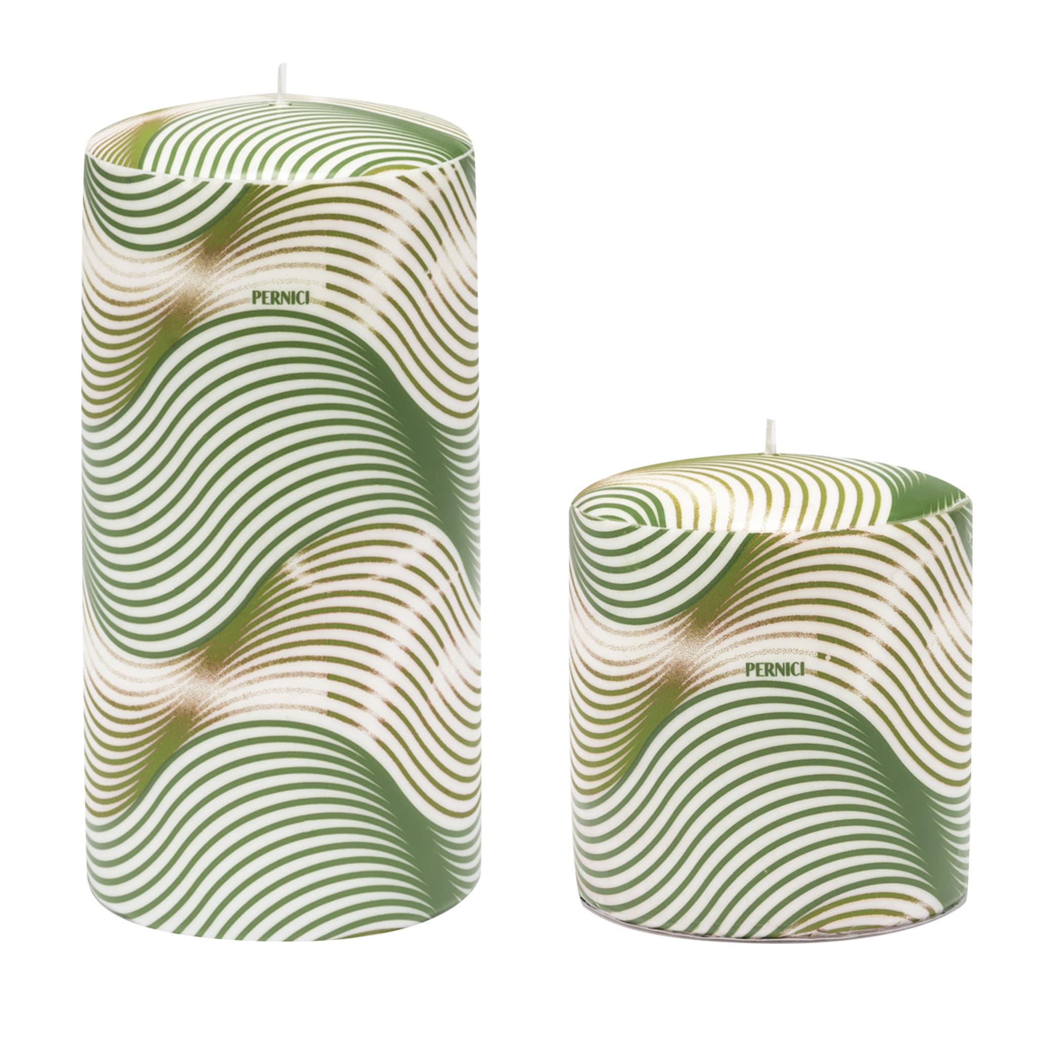 Onde Set of 2 Green Candles - Main view