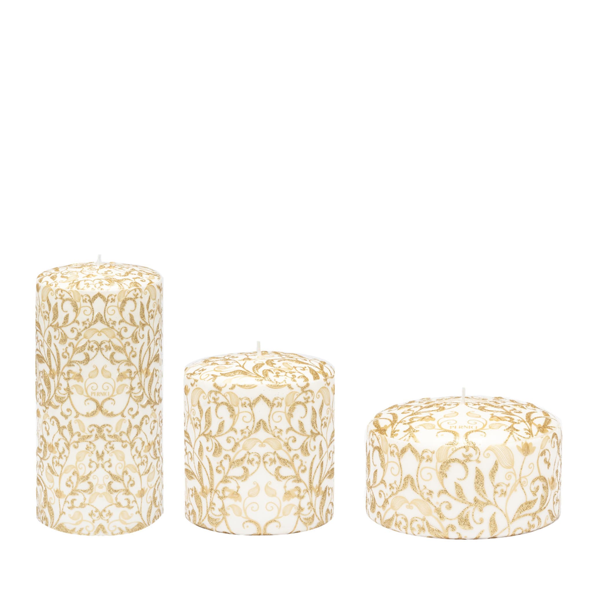 Floreale Set of 3 Gold Candles - Main view