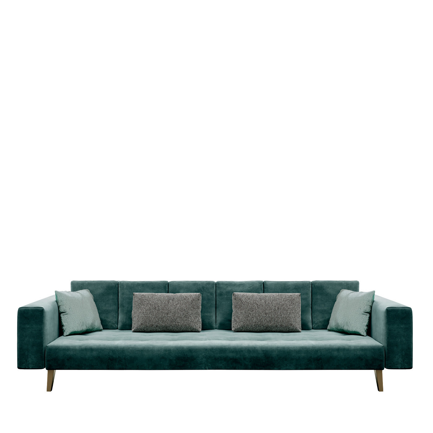 Green 3-Seater Sofa - Barnini Oseo Richmond