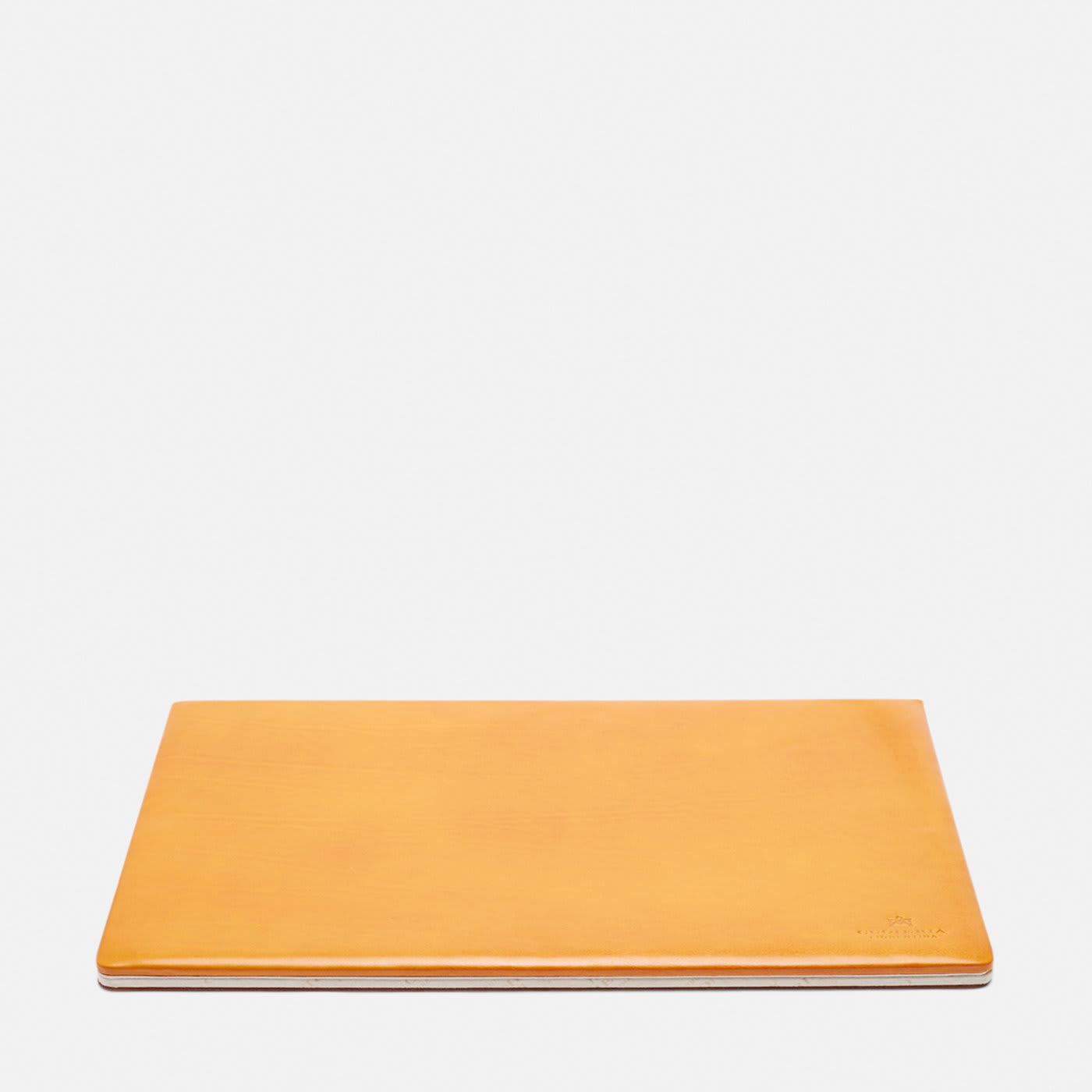 Warm & Color Yellow Set of Desk Pad, Pen and Letter Holder - Cuoieria Fiorentina