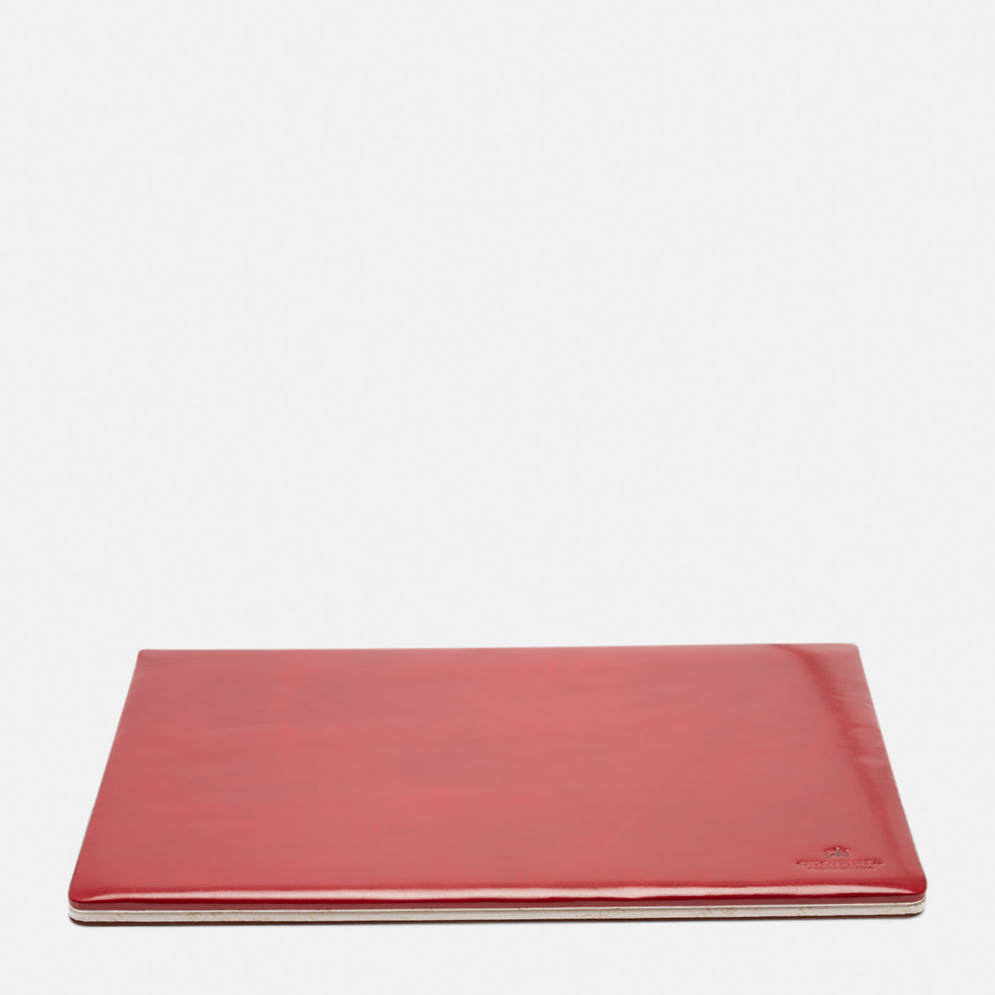 Warm & Color Red Set of Desk Pad, Pen and Letter Holder - Cuoieria Fiorentina