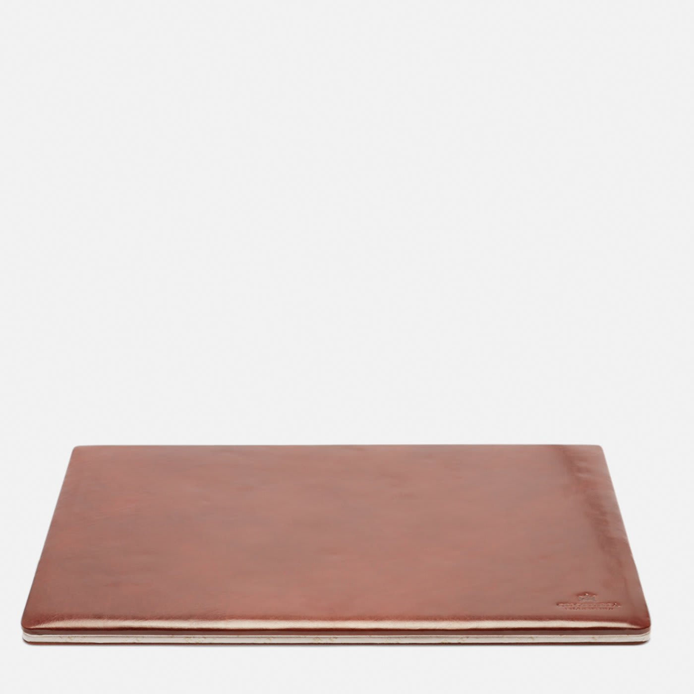 Warm & Color Brown Set of Desk Pad, Pen and Letter Holder - Cuoieria Fiorentina