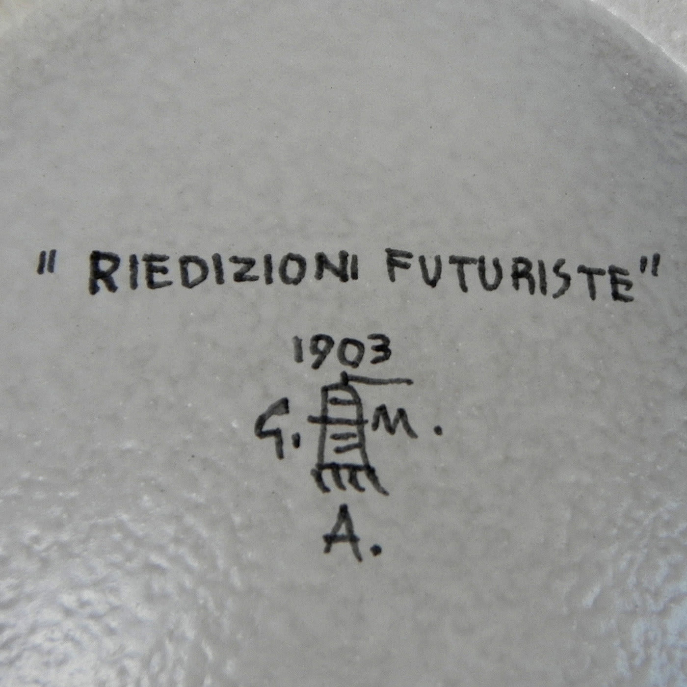 Marinetti Futurist Ceramic Plate - Mazzotti 1903