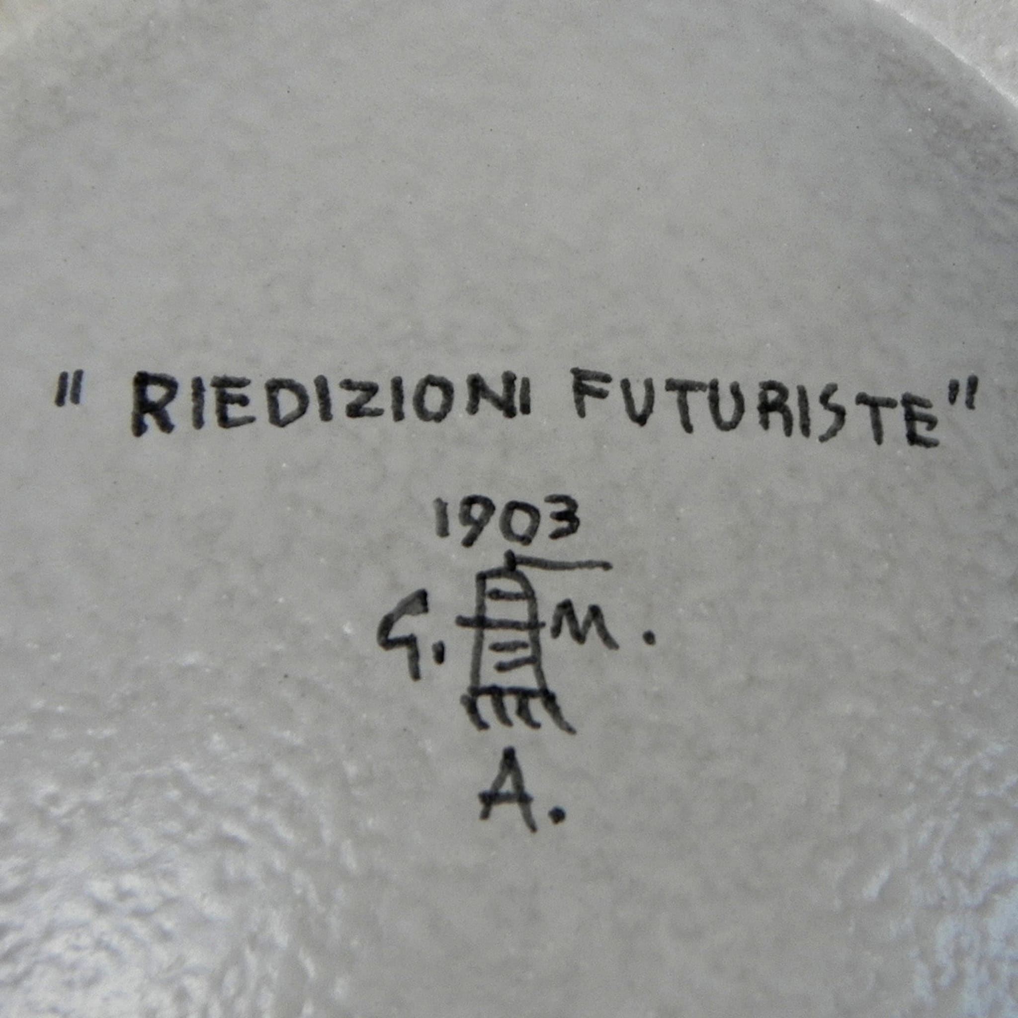 Marinetti Futurist Ceramic Plate - Alternative view 3