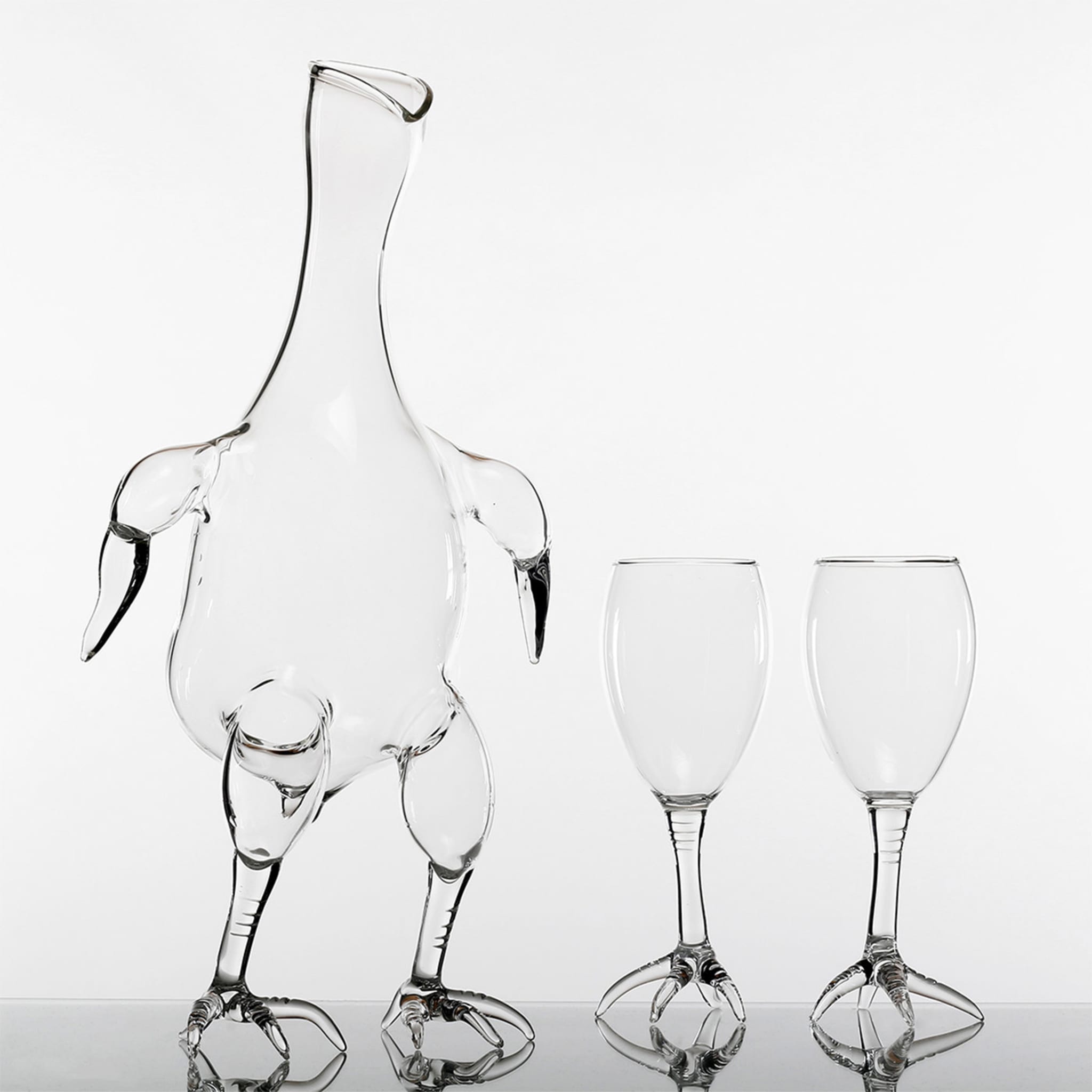 Set of Two Gajna Bird Wine Glasses - Alternative view 3