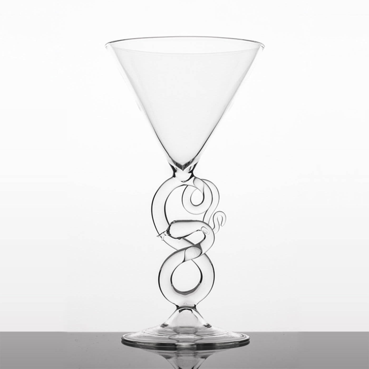 Serpentine Martini Glass - Simone Crestani