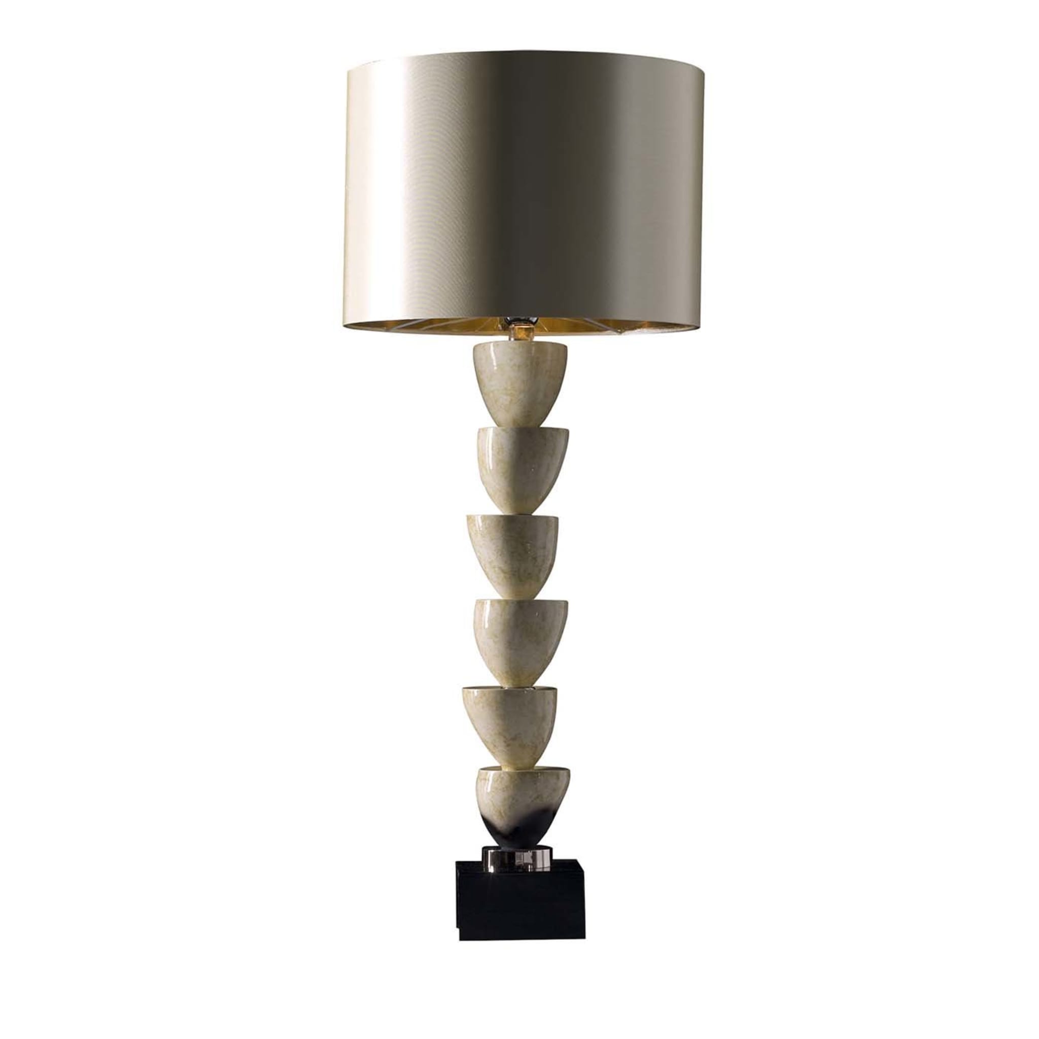 CL1922 Unique Hand-turned Ivory Table Lamp - Main view