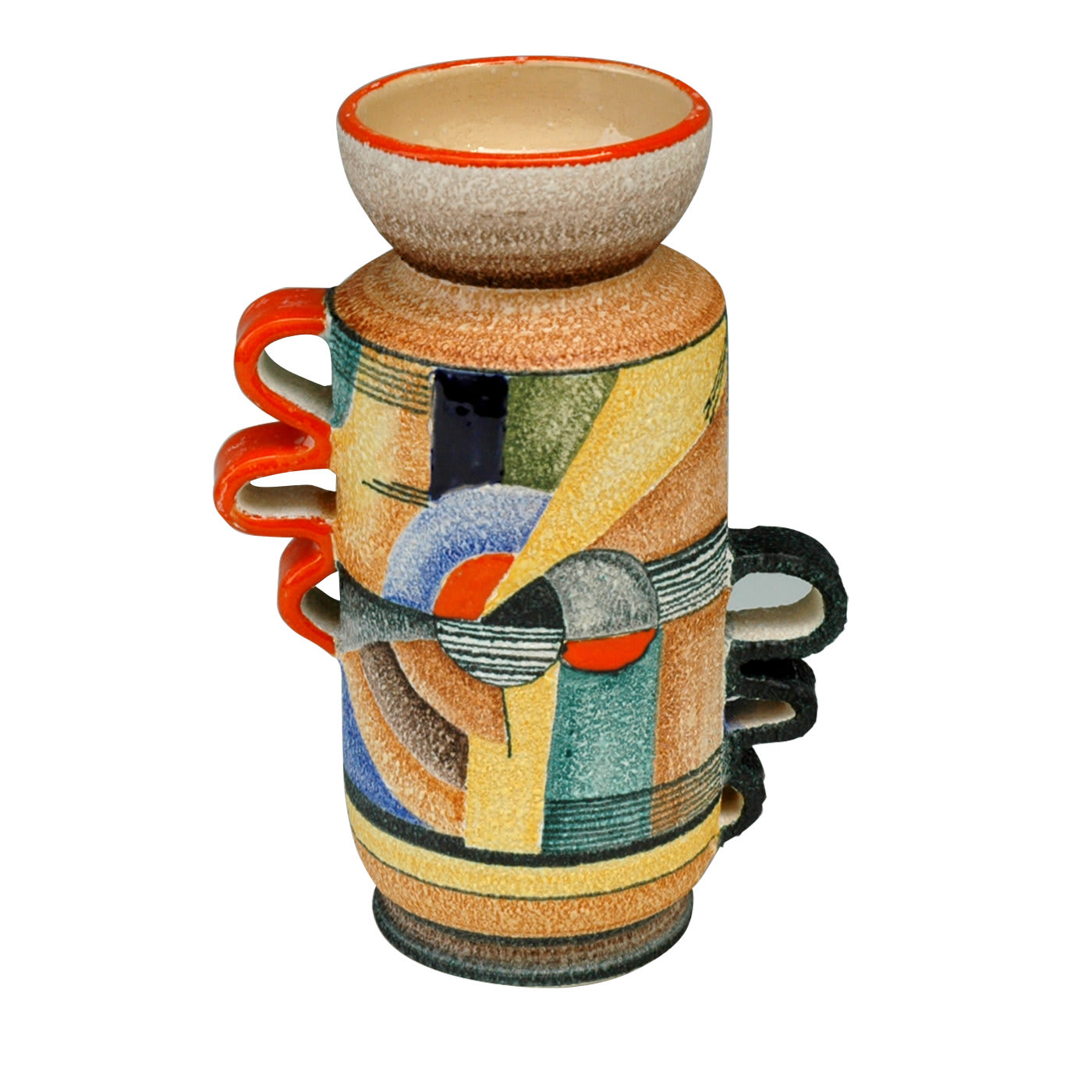 Snello Futurista Ceramic Vase - Mazzotti 1903