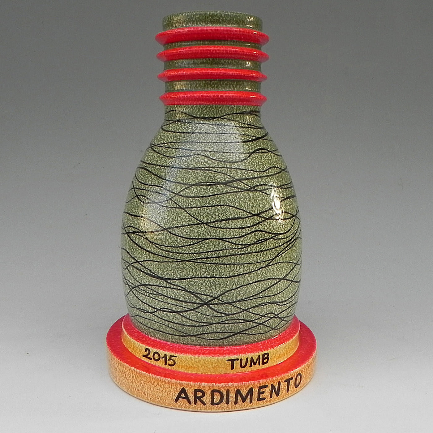 Inquinante Ceramic Vase - Mazzotti 1903